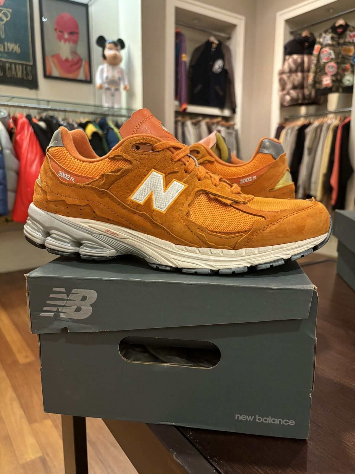 New balance 990 burnt orange best sale