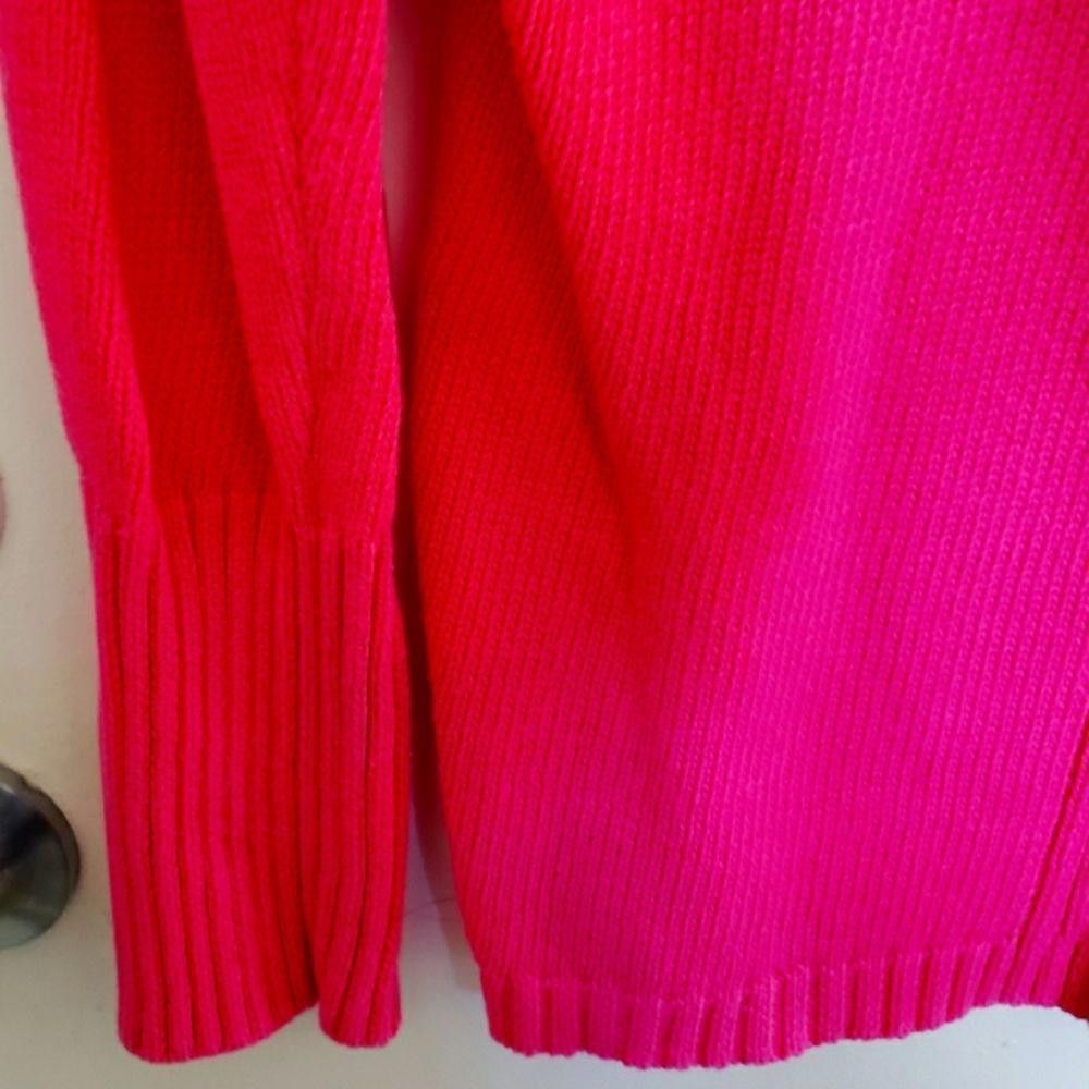 Designer CT1022a Red Cowl Neck Long Sleeve Sweater Size XXL / US 16-18 / IT 52-54 - 4 Thumbnail