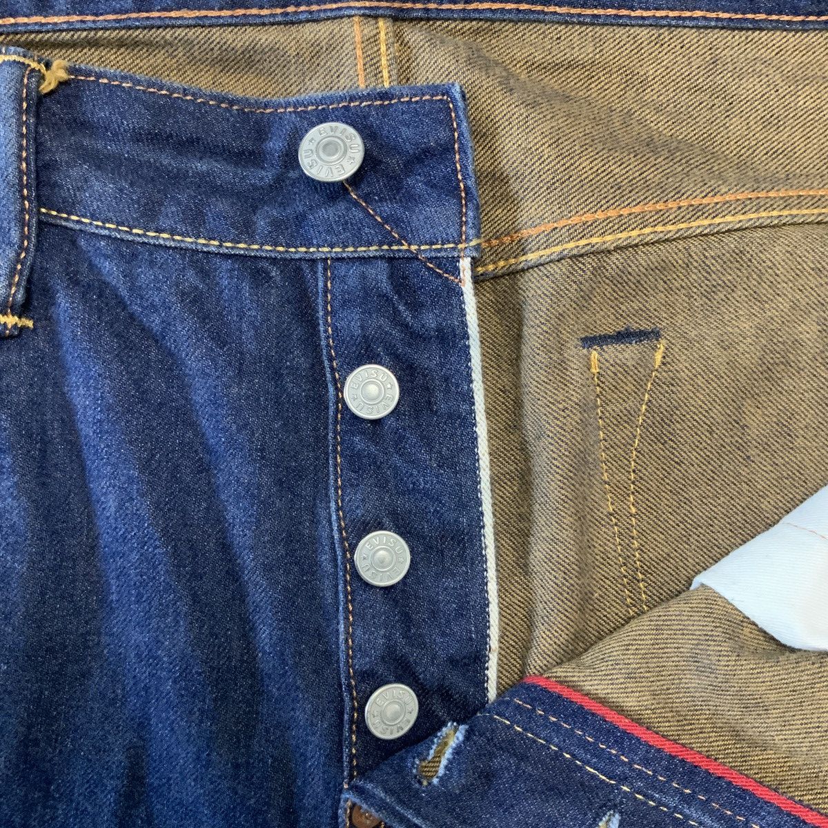 Evisu × Japanese Brand EVISU EMBROIDERED SEAGULL SELVEDGE JEANS Size US 38 / EU 54 - 14 Thumbnail
