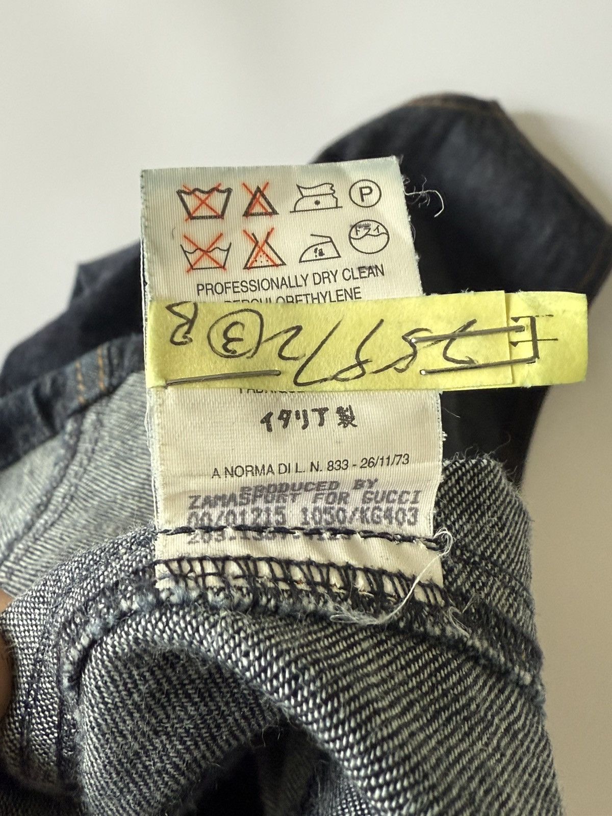 Gucci Gucci by Tom Ford S/S2000 Denim Sleeveless Tank Top & Pants Size XS / US 0-2 / IT 36-38 - 8 Thumbnail