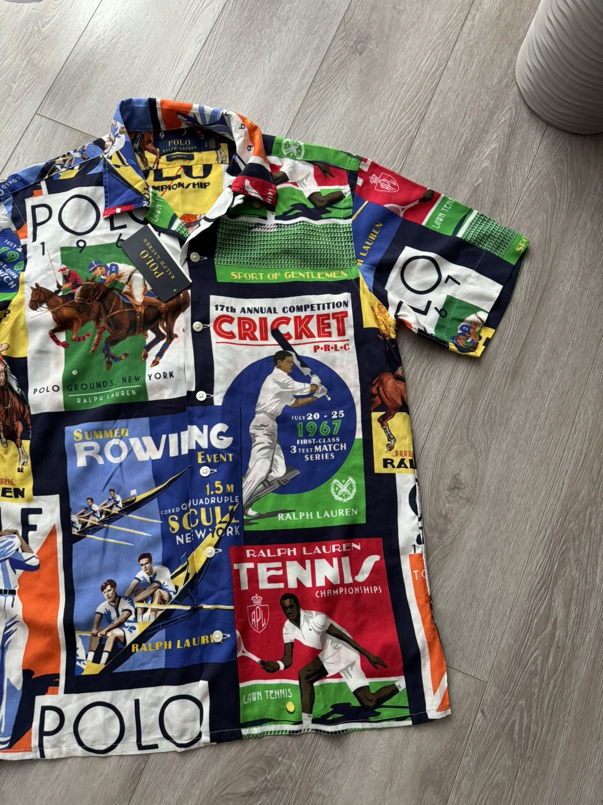 Polo Ralph Lauren × Vintage Polo Ralph Lauren Camp Shirt Rayon Loop Collar Aloha SZ S Size US S / EU 44-46 / 1 - 3 Thumbnail