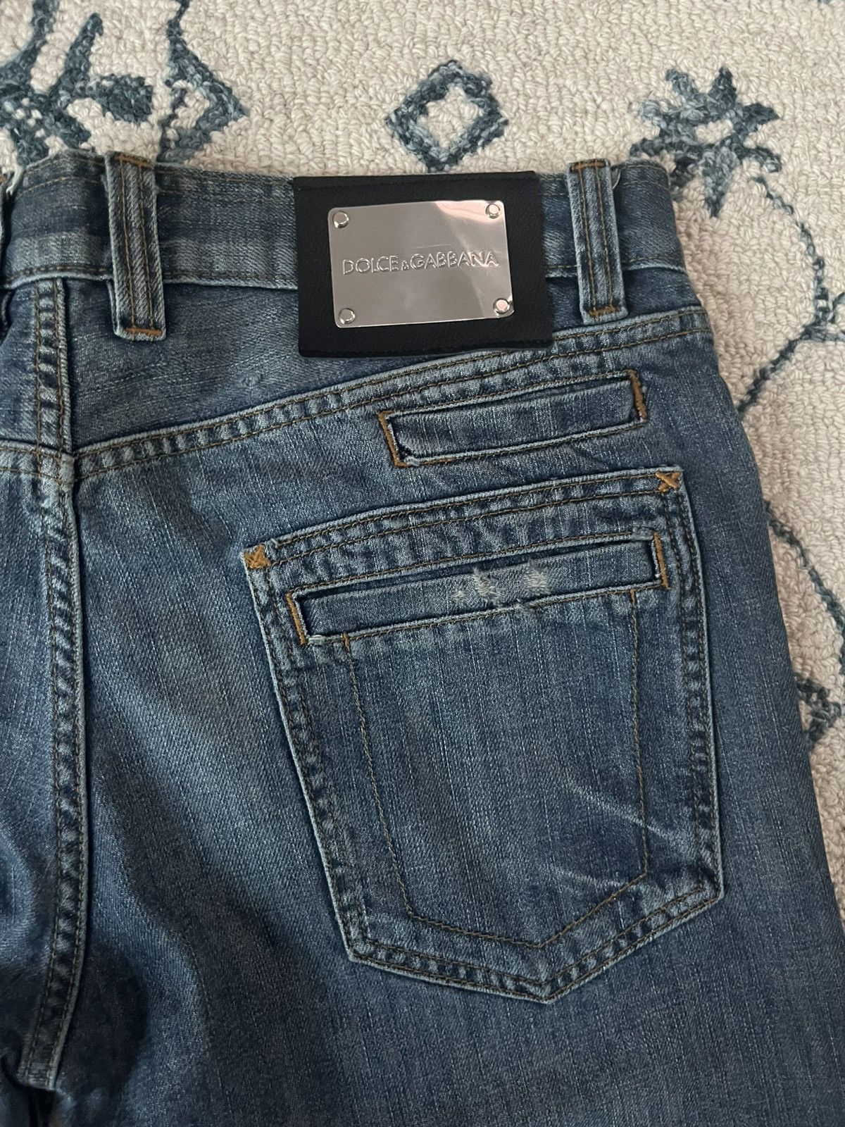 Dolce & Gabbana Dolce & Gabbana Distressed Denim Size US 36 / EU 52 - 2 Thumbnail