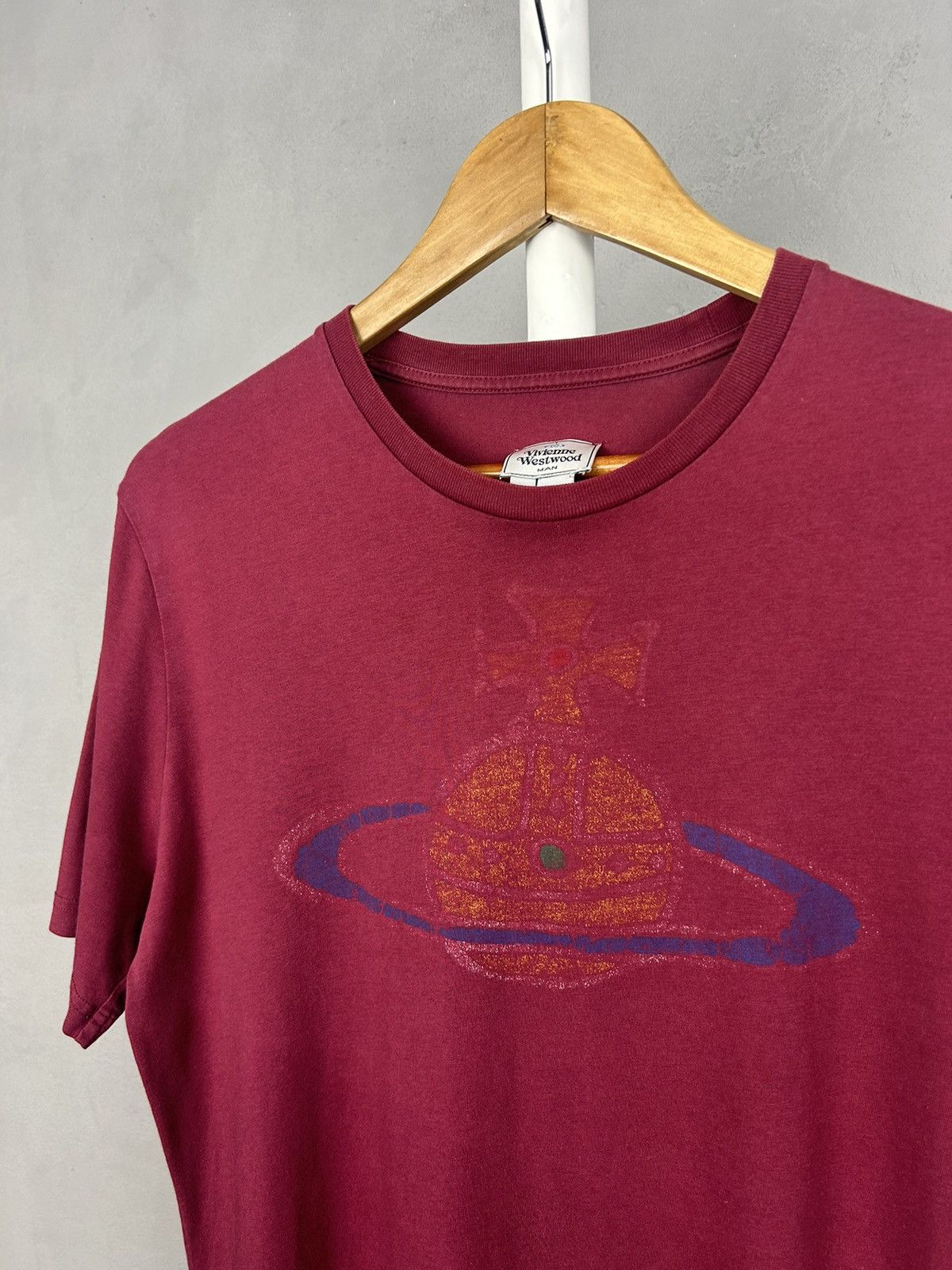 Vivienne Westwood Vivienne Westwood Big Orb Logo T-Shirt Size US L / EU 52-54 / 3 - 4 Thumbnail