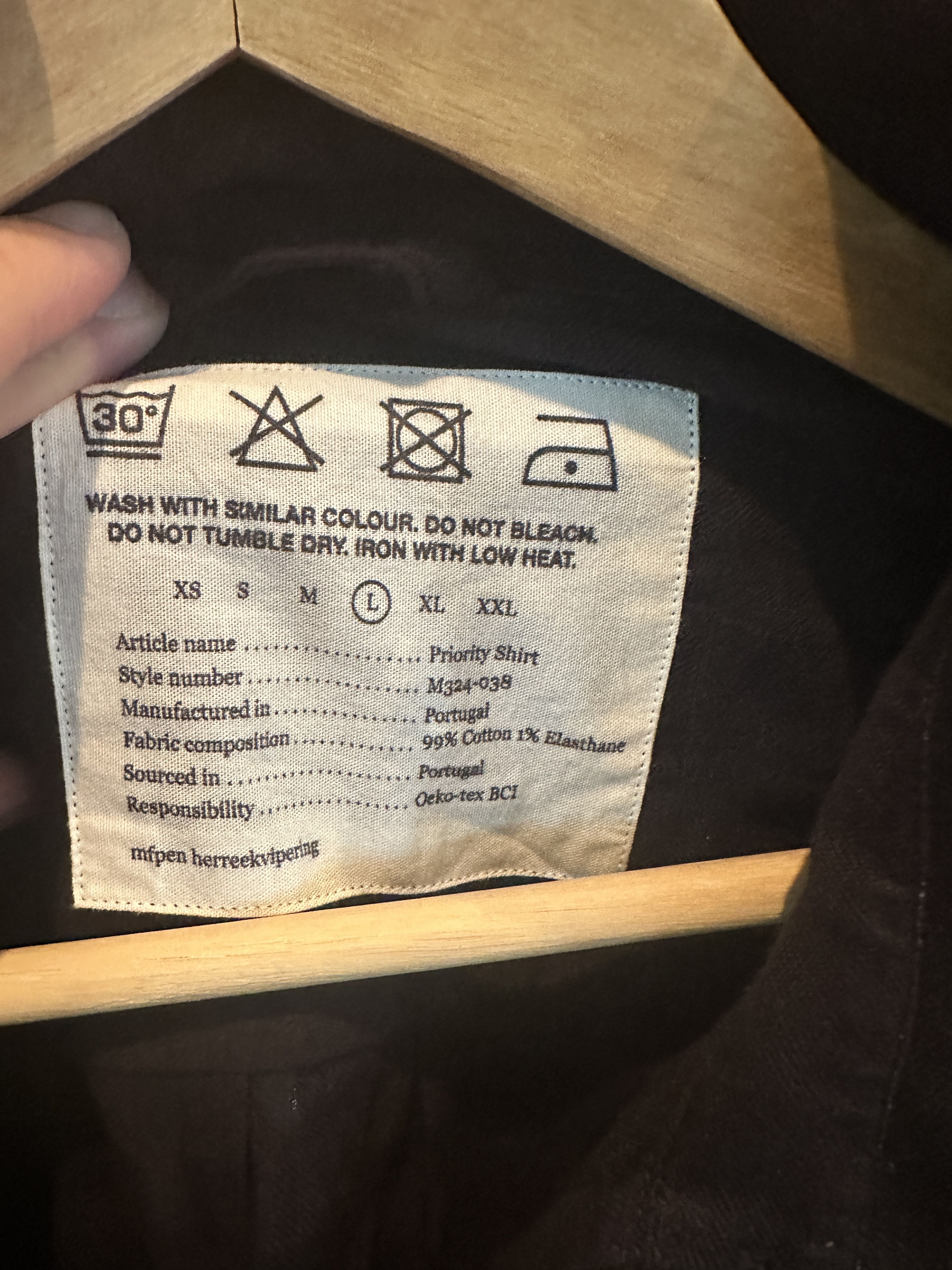 Mfpen mfpen Black Priority Shirt Size US L / EU 52-54 / 3 - 3 Thumbnail