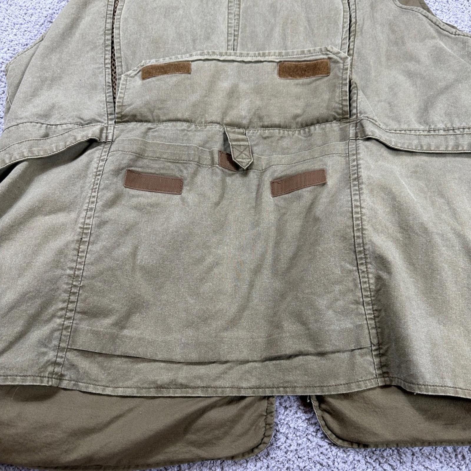 Eddie Bauer Eddie Bauer Utility Vest Mens XL Fishing Hunting Khaki Tan Size US XL / EU 56 / 4 - 5 Thumbnail