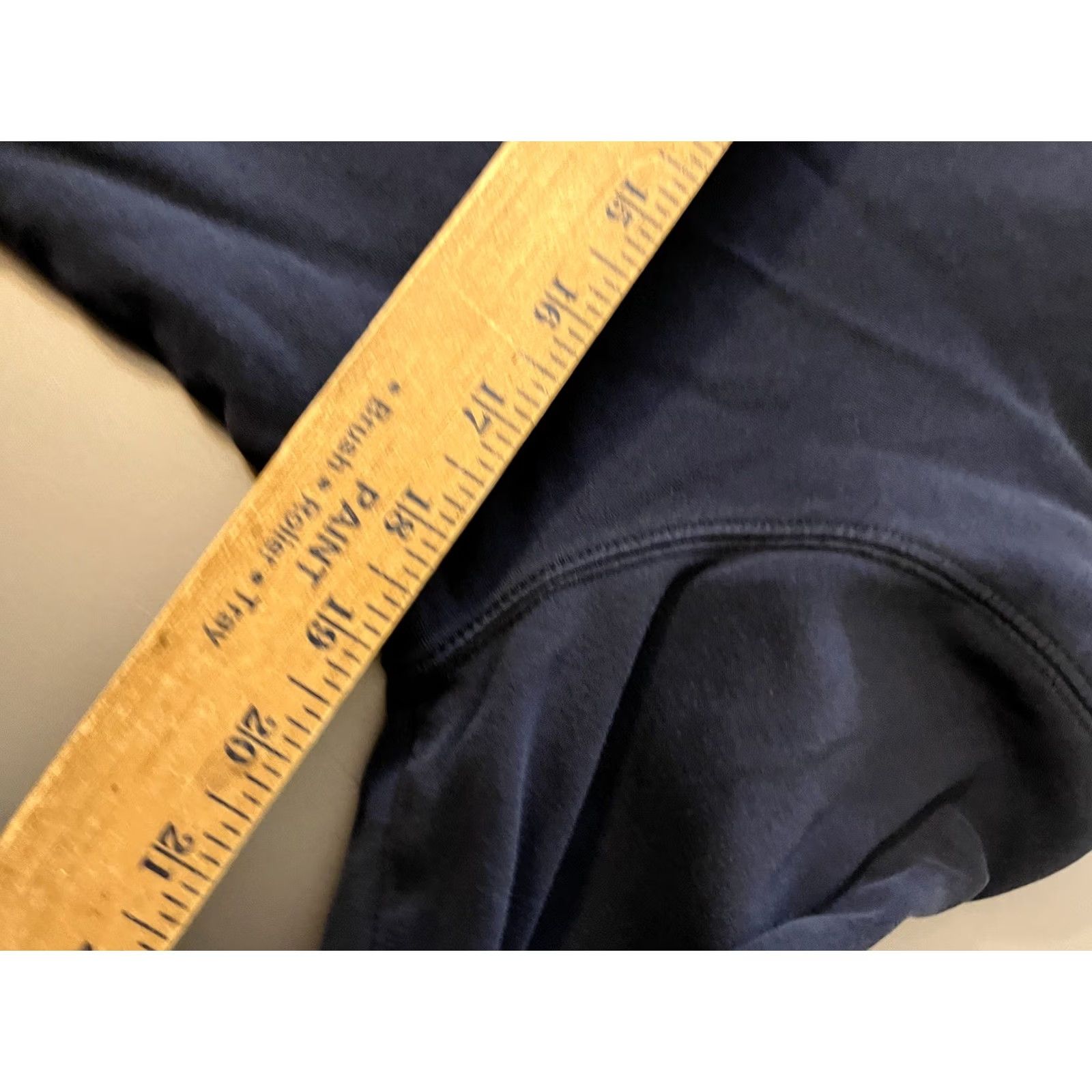 Vintage L.L. Bean Blouse Shirt Women M Navy Blue Interlock Turtleneck Long Sleeve Pullover 100% Cotton - Solid 188450 Size M / US 6-8 / IT 42-44 - 5 Thumbnail