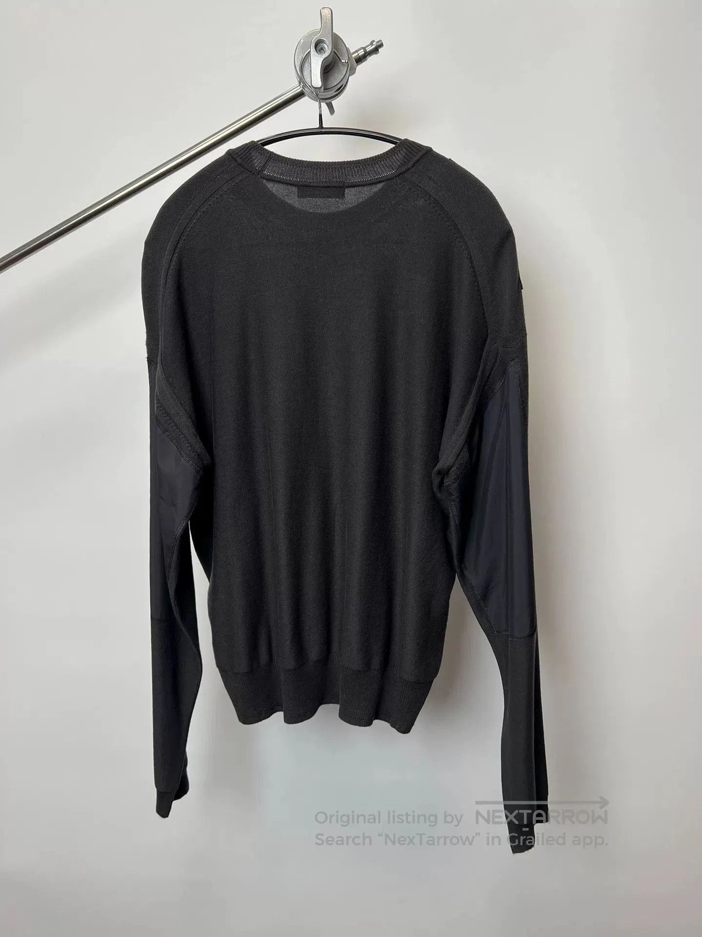 Yohji Yamamoto Yohji Yamamoto Nylon Blend Knit Sweater. Size US L / EU 52-54 / 3 - 7 Thumbnail