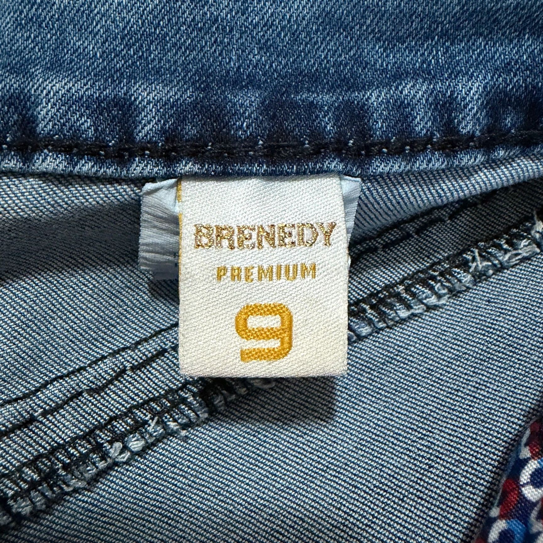 Denime VINTAGE Brenedy Jeans Womens 16 Linda Blue Bootcut Denim Embroidered Rhinestone Medium Wash Girls Women Mens Size 38" / US 16 / IT 52 - 5 Thumbnail