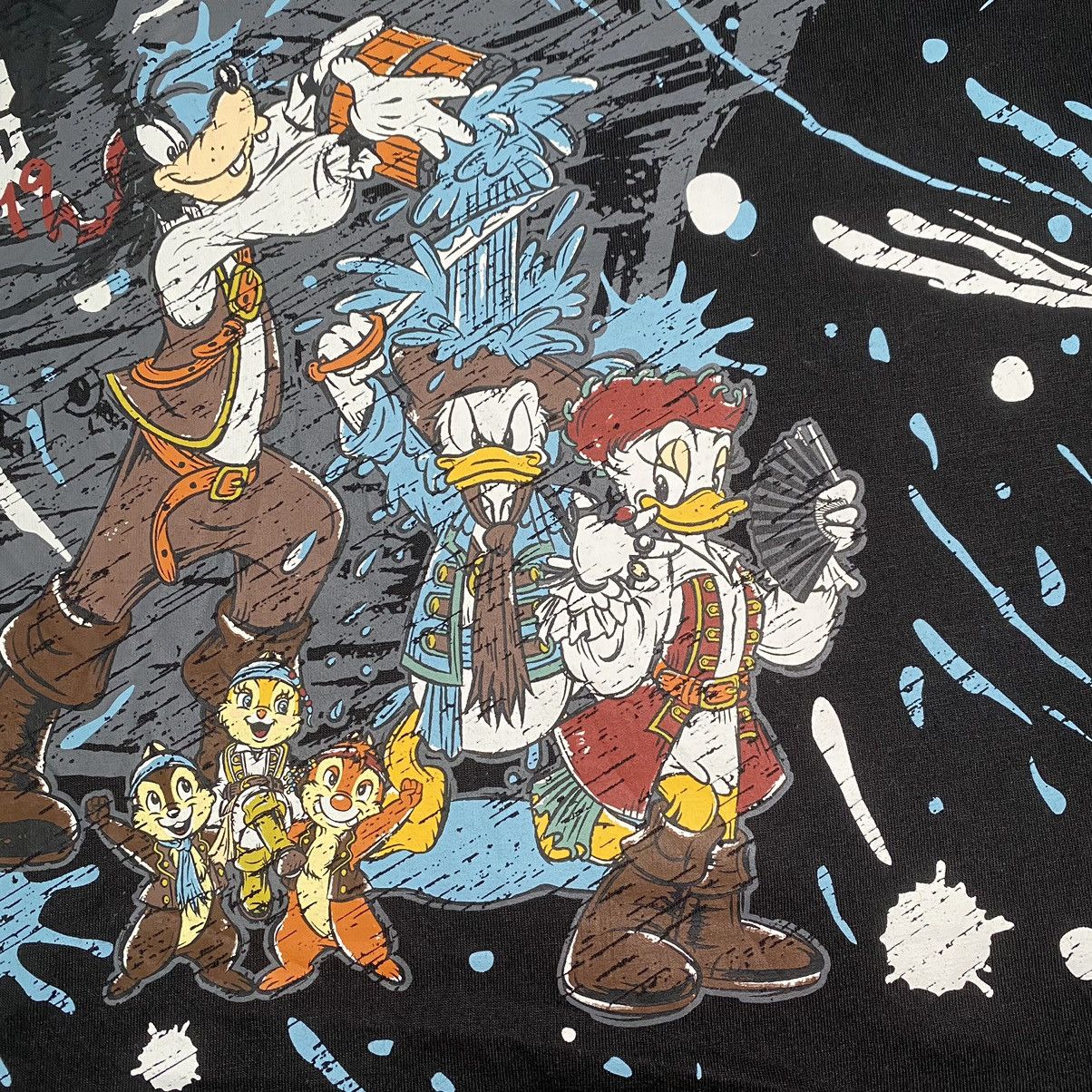 Disney CRAZY MICKEY MOUSE PIRATES SUMMER OVERPRINT CARTOON T SHIRT Size US L / EU 52-54 / 3 - 10 Thumbnail