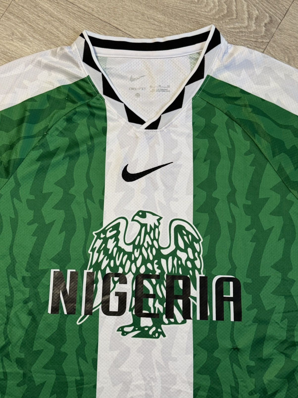Nike 🔷Retro Nike Nigeria 1996/97/98 Soccer jersey🔷 Size US XL / EU 56 / 4 - 2 Thumbnail