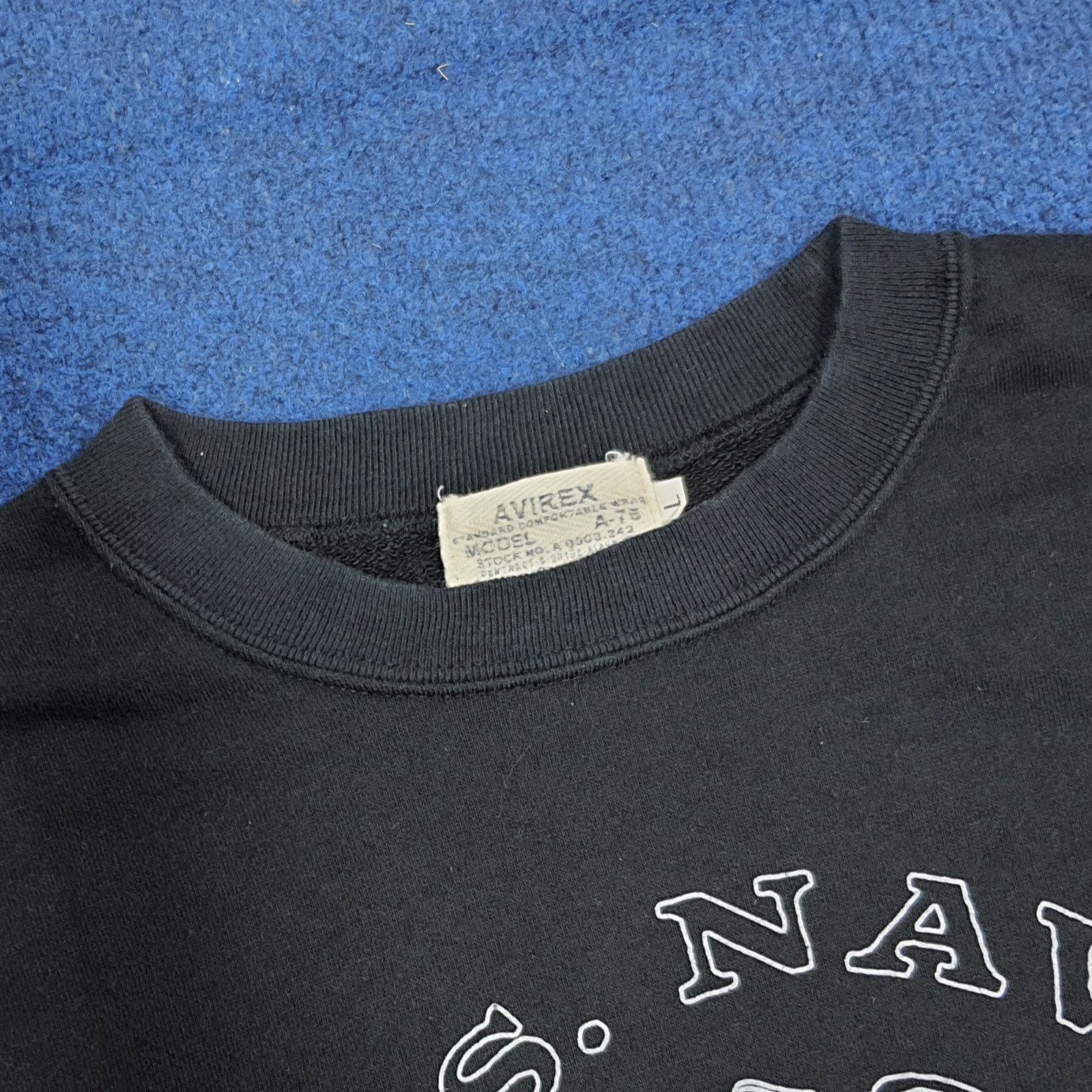 Avirex Rare Vintage 90s Avirex US Navy Sports Sweatshirt C277N7 Size US M / EU 48-50 / 2 - 4 Thumbnail