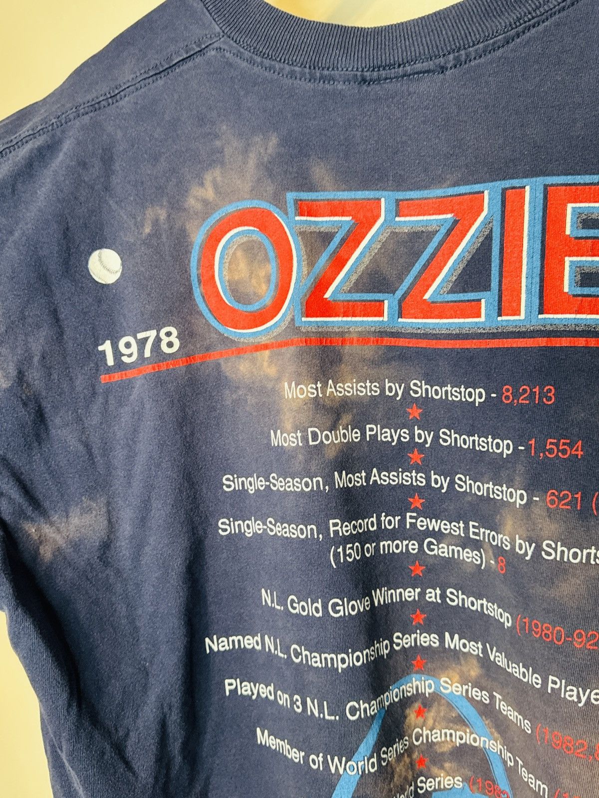 MLB × Pro Player × Vintage Vintage Pro Player 1996 Ozzie Smith Tee St. Louis Cardinals Size US XL / EU 56 / 4 - 12 Thumbnail