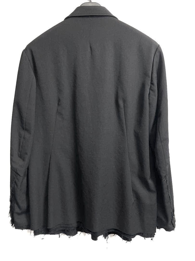 Yohji Yamamoto Yohji Yamamoto Homme 15AW Layered Wool Gaba Jacket Size US M / EU 48-50 / 2 - 2 Thumbnail