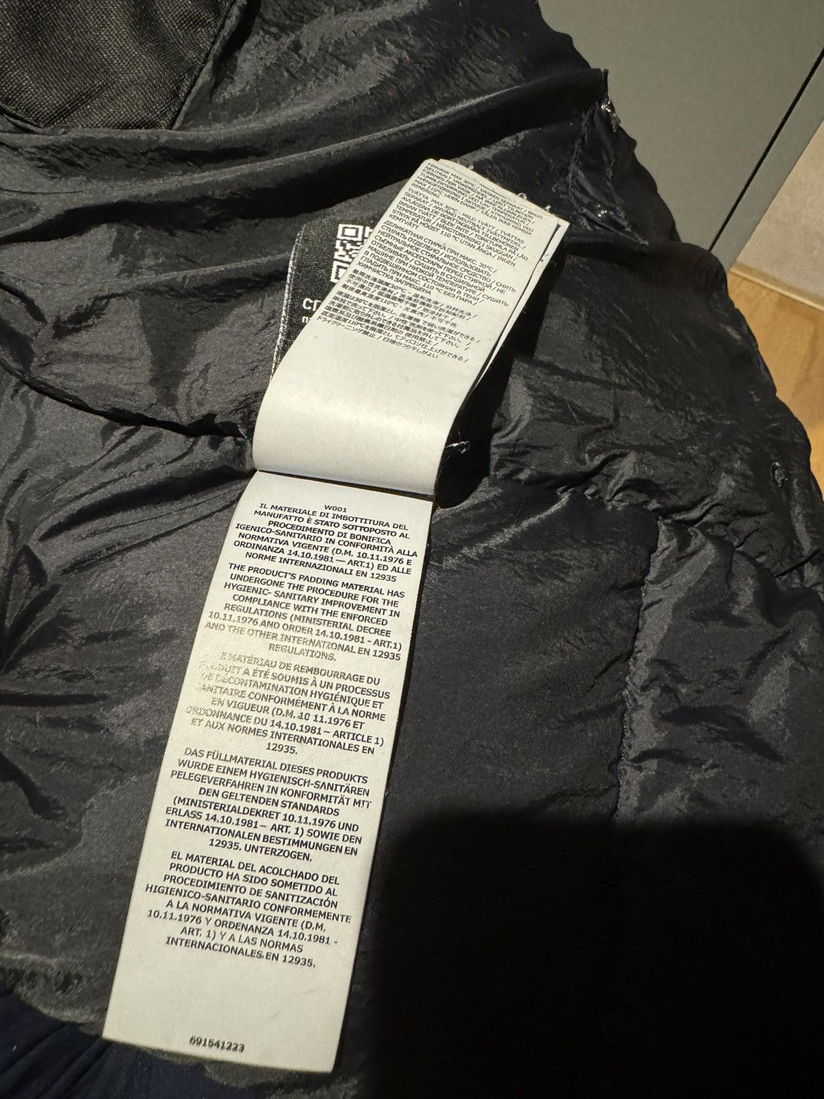 Stone Island Stone Island Crinckle Reps Down Navy Puffer Jacket Size US M / EU 48-50 / 2 - 8 Thumbnail