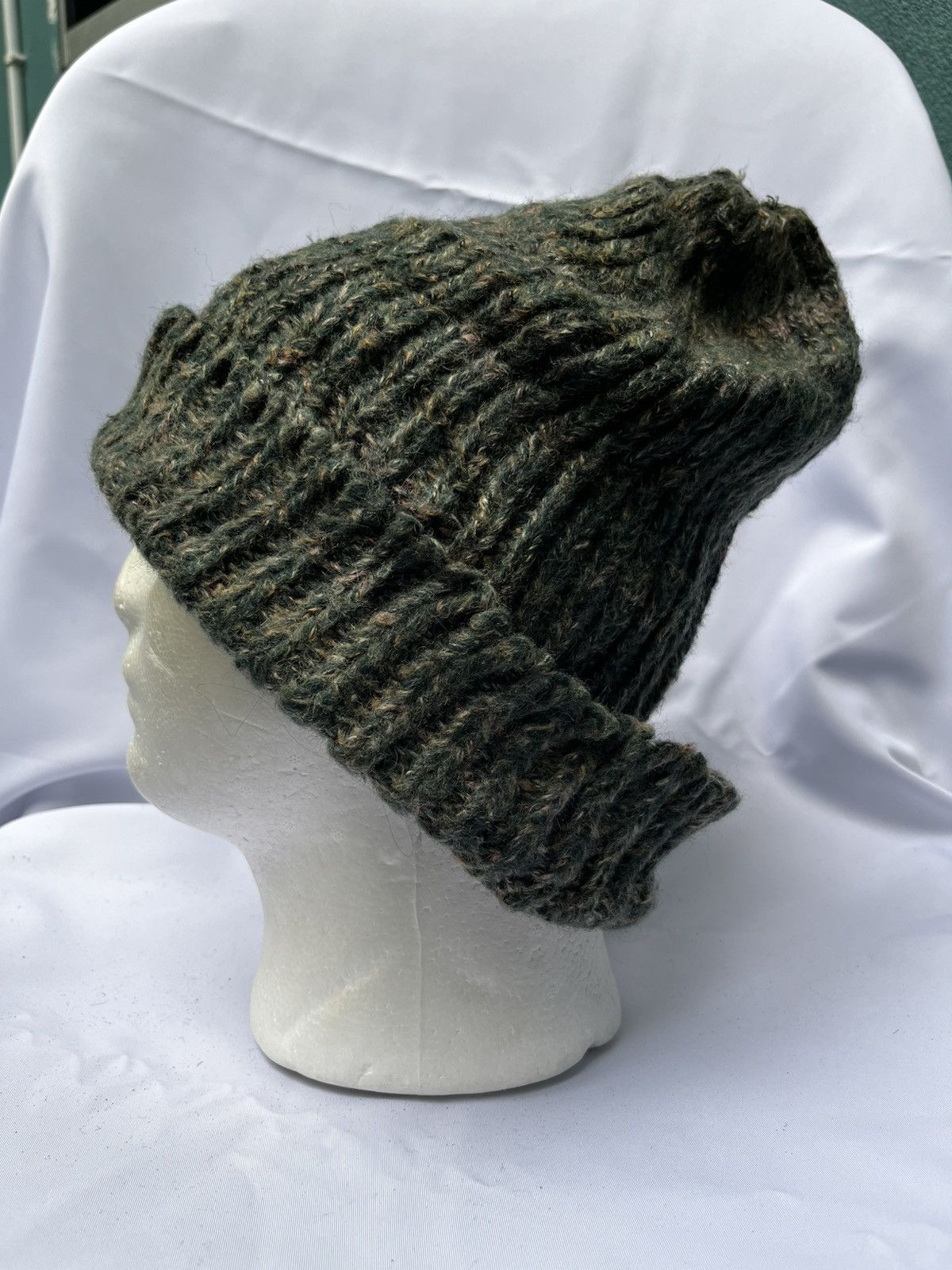 Japanese Brand × Vintage Knitted Winter Beanie Hats Size ONE SIZE - 2 Thumbnail
