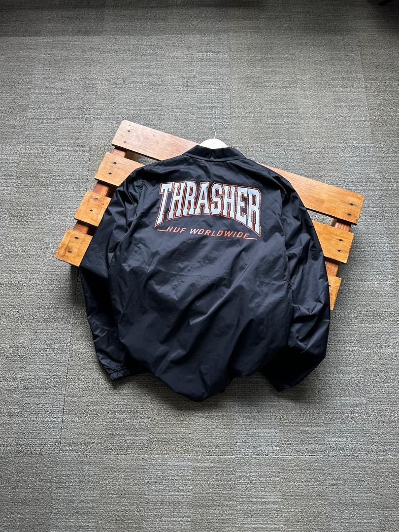 Huf × Thrasher HUF X THRASHER COACH JACKET Size US L / EU 52-54 / 3 - 1 Thumbnail
