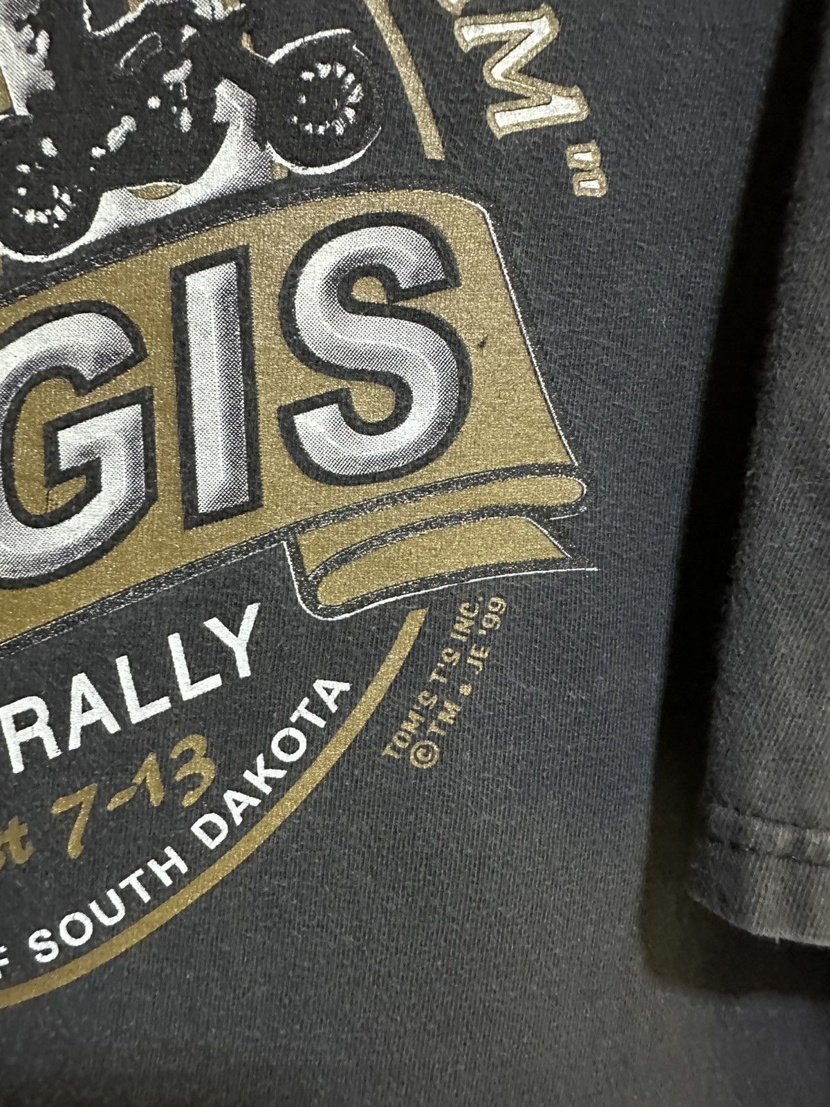 Hanes × Vintage Vintage Sturgis 60st Annual Rally Race Faded Tee Size US XL / EU 56 / 4 - 8 Thumbnail