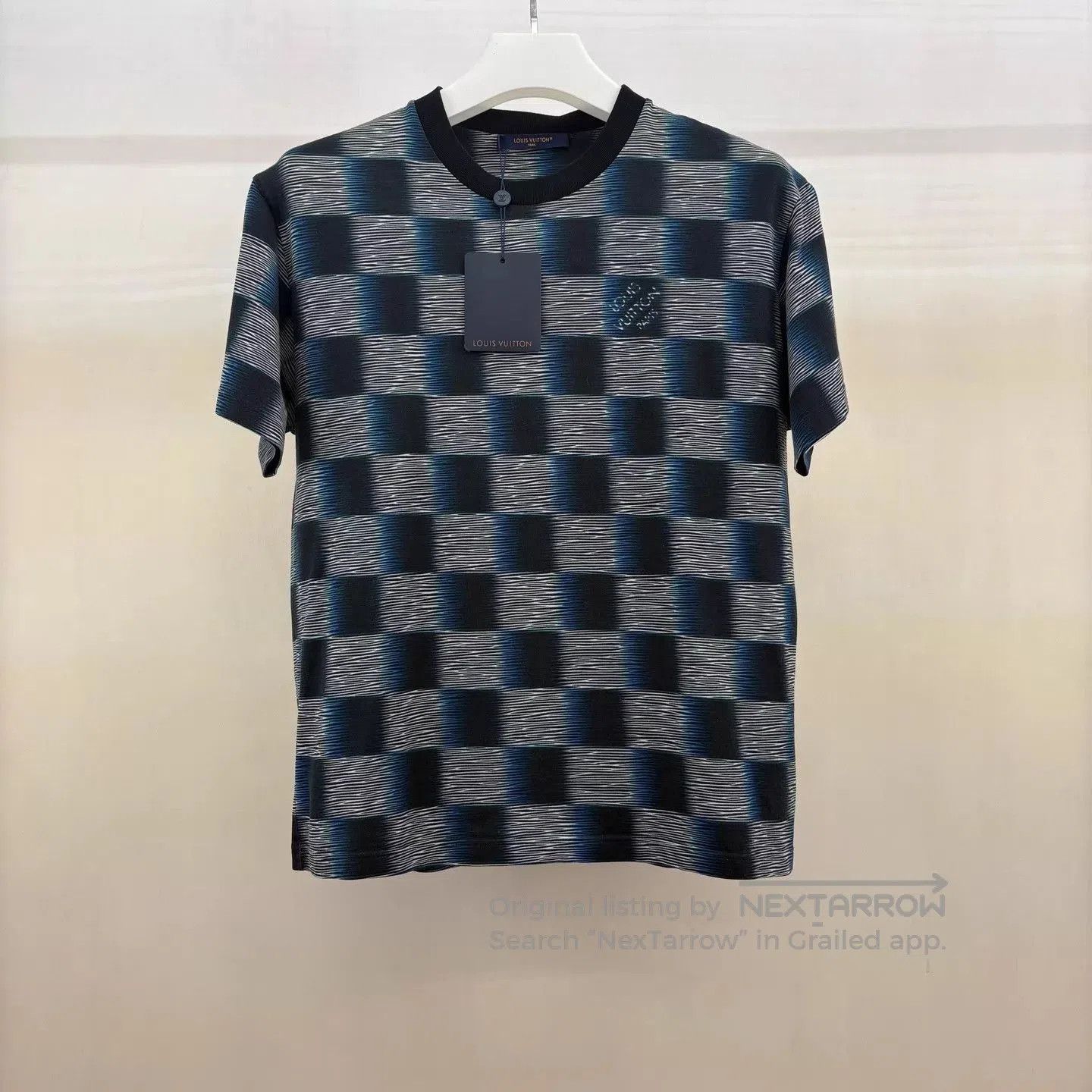 Louis Vuitton Checkered Pattern Short Sleeve Shirt. Size US M / EU 48-50 / 2 - 1 Thumbnail