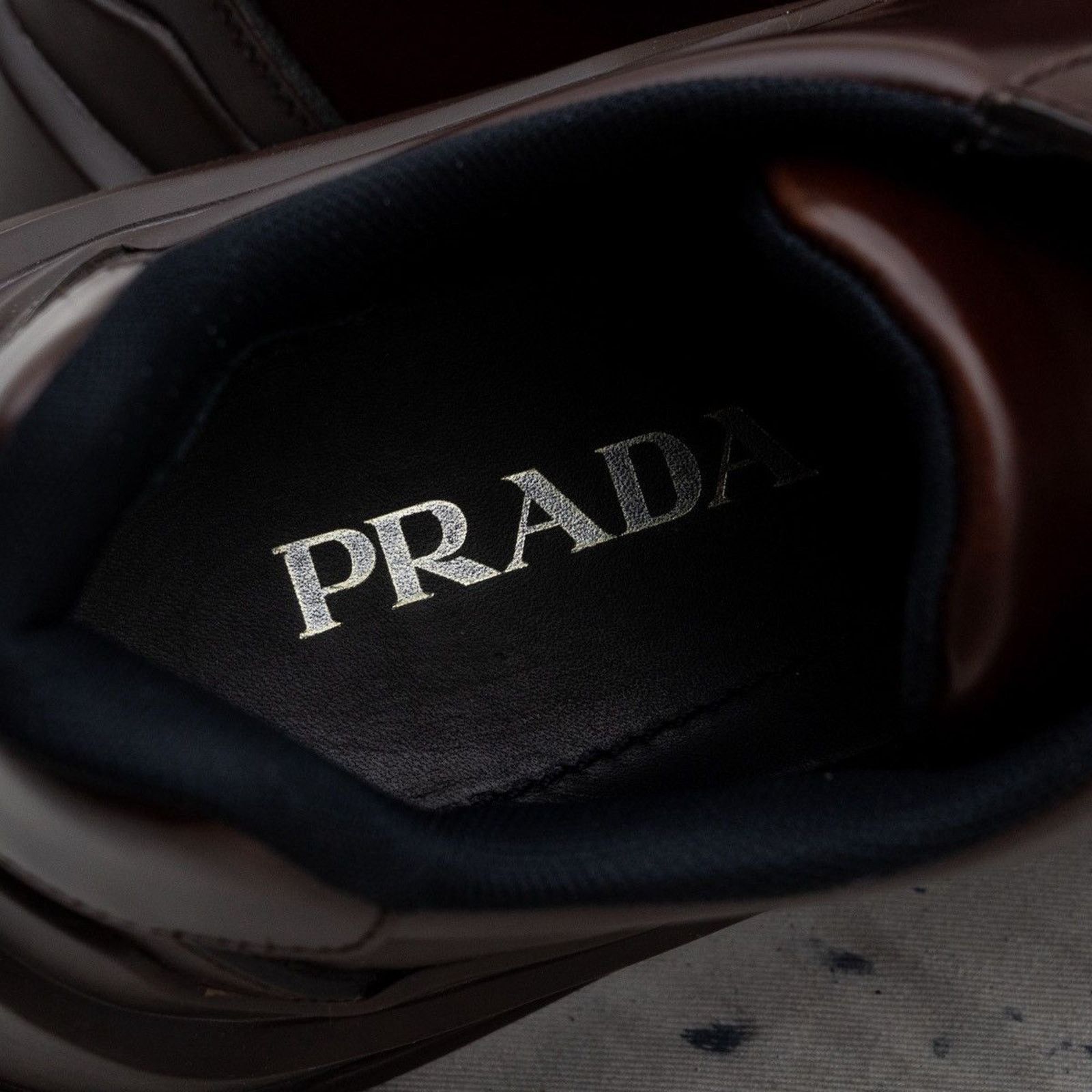 Prada Iconic prada milano dark brown chunky sole leather sneakers Size US 8.5 / EU 41-42 - 11 Thumbnail
