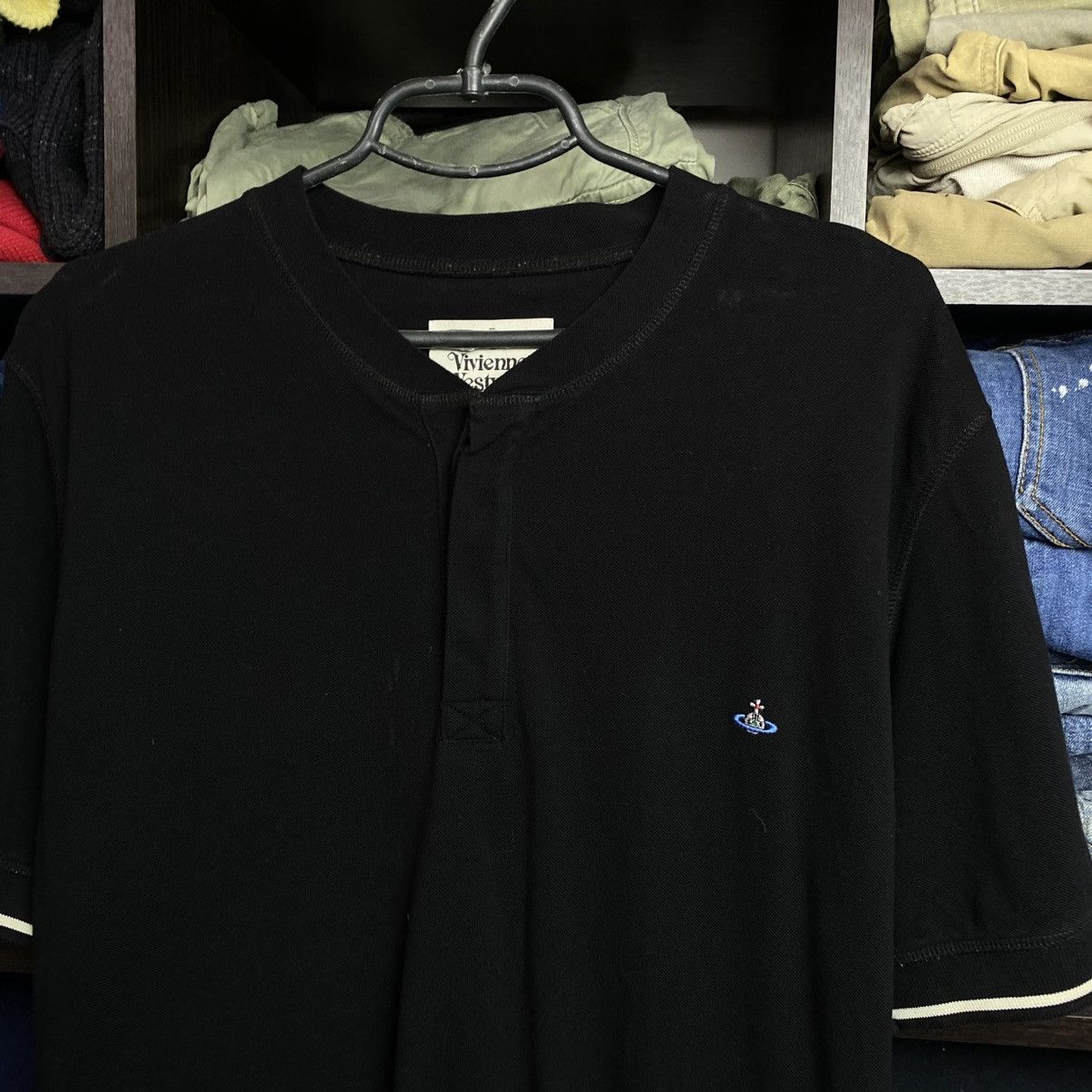Vivienne Westwood Luxury Vivienne Westwood Small Logo streetwear tee size XL Size US XL / EU 56 / 4 - 2 Thumbnail