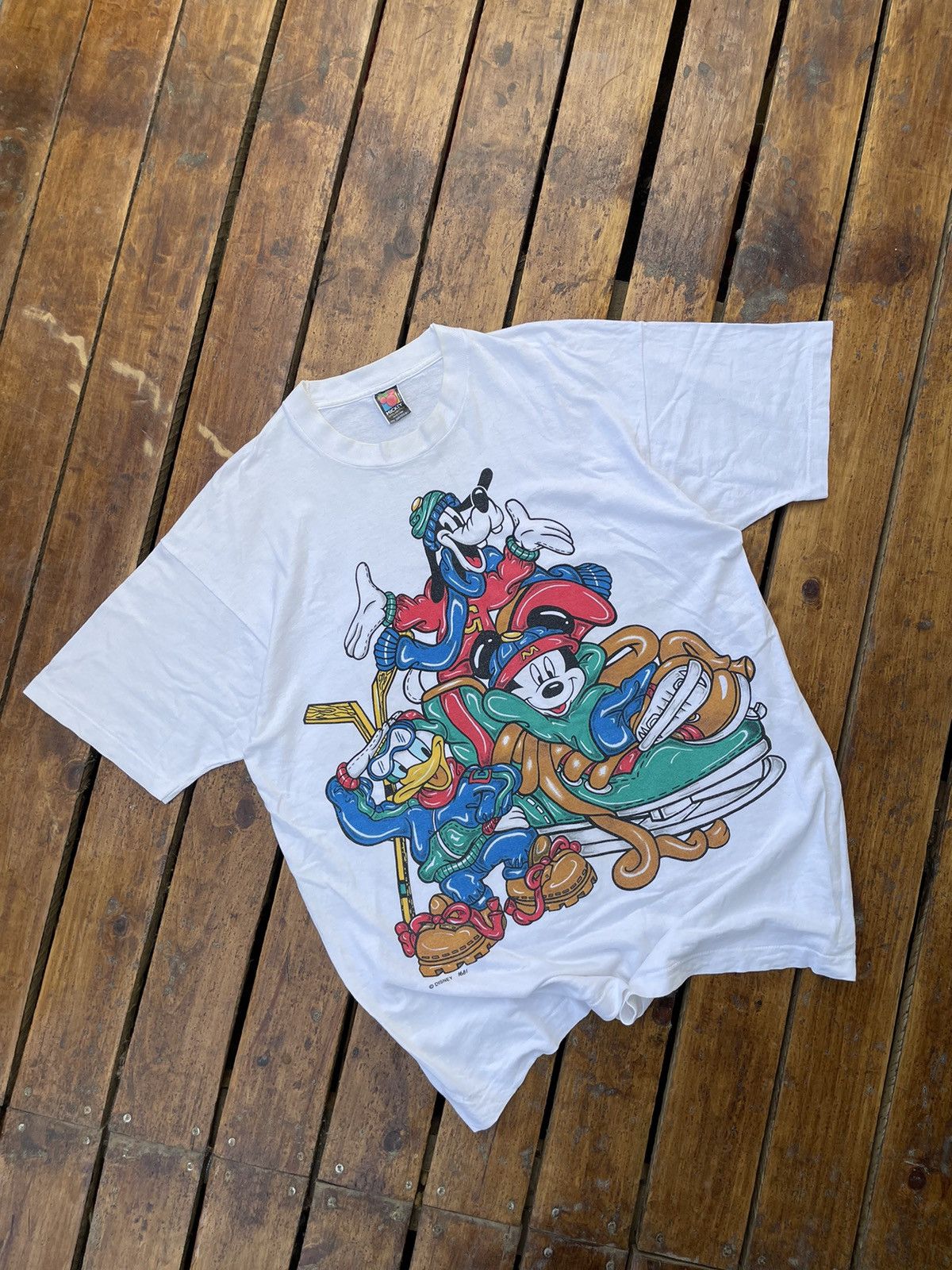 Vintage Disney 90s Big Print shirt Size US XL / EU 56 / 4 - 2 Thumbnail