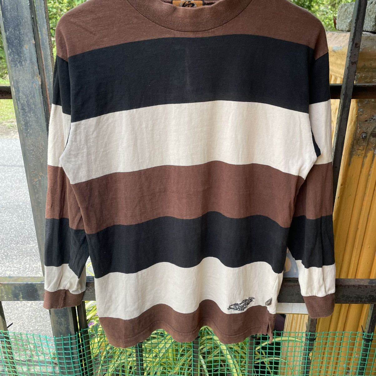 Vintage 🔥Vintage 90s Limpies Skateboard Striped Long Sleeves Tee Size US M / EU 48-50 / 2 - 5 Thumbnail
