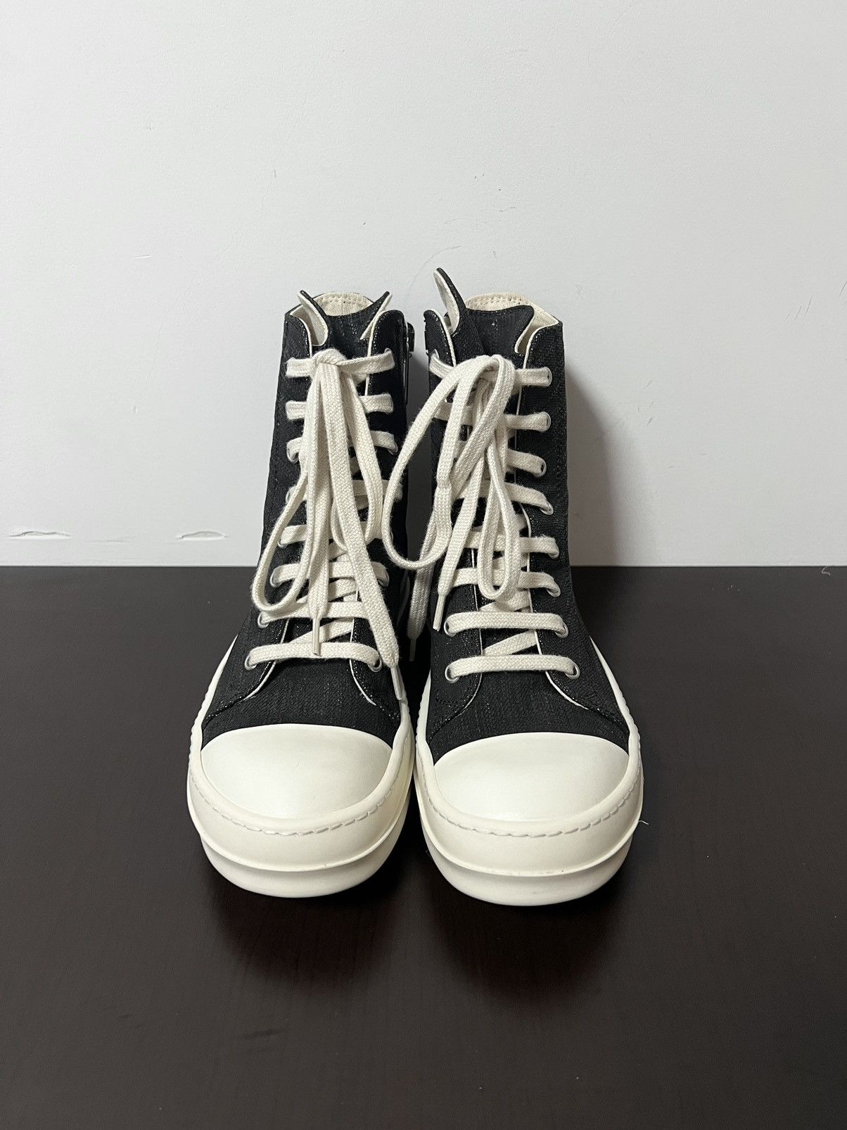 Rick Owens Drkshdw Rick owens ramones high top sneakers sz 36 Size US 6 / IT 36 - 4 Thumbnail