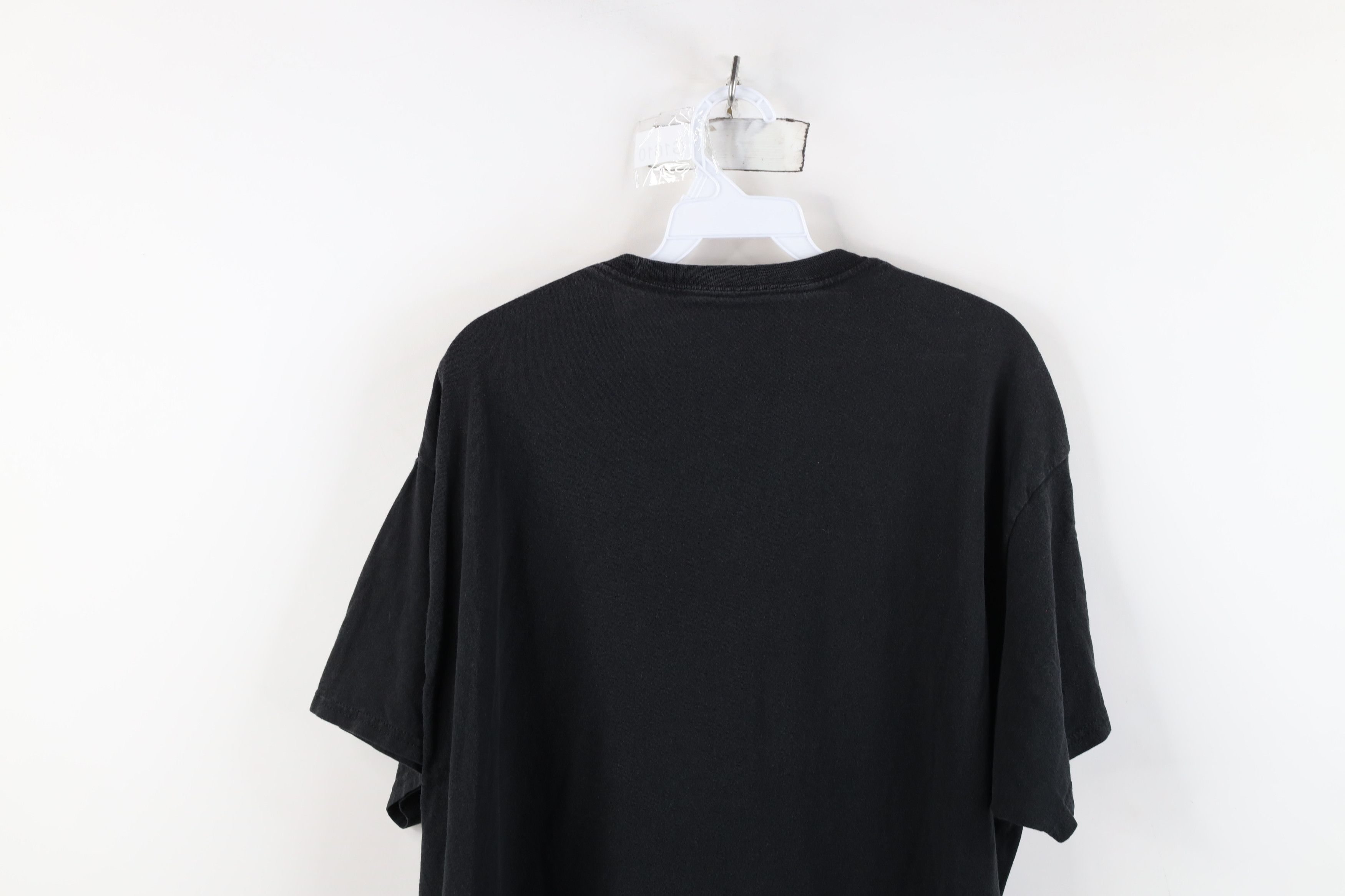 Vintage Vintage Y2K Streetwear Blank Cotton Pocket T-Shirt Black Size US XL / EU 56 / 4 - 10 Thumbnail