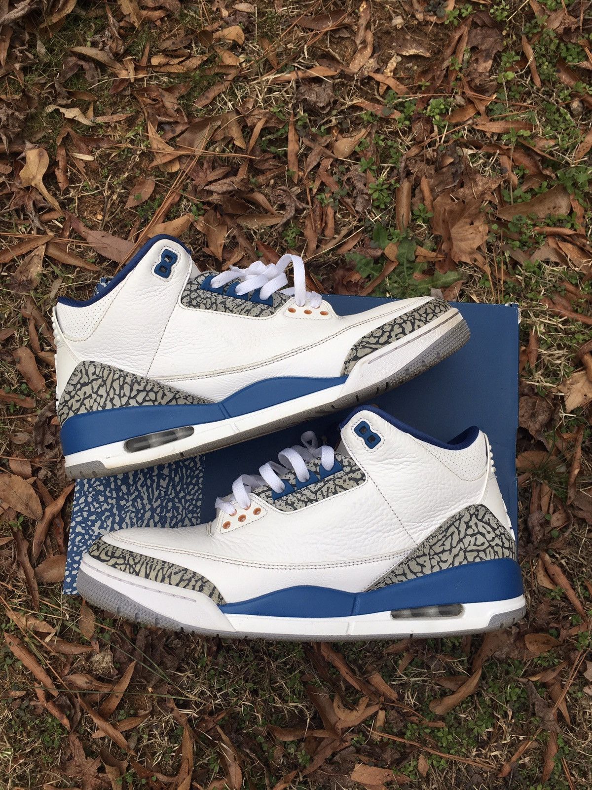 image of Size 12 - Jordan 3 Wizards Shoes in White, Men's