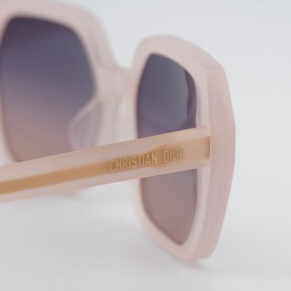 Dior Dior DIORMIDNIGHT S2F 41F1 Sunglasses Matte Pink Square Size ONE SIZE - 5 Thumbnail