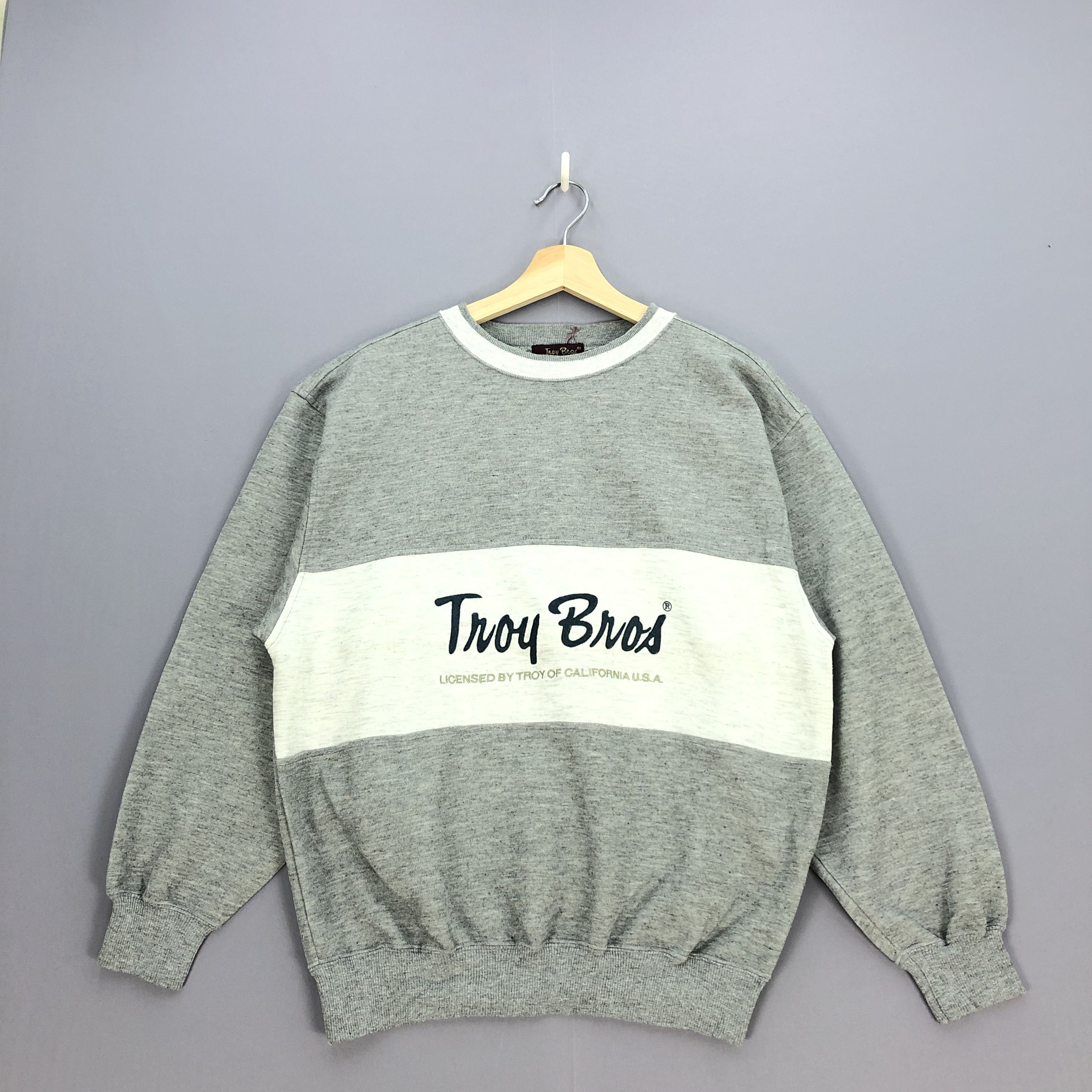 Japanese Brand × Vintage Vintage Troy Bros Sweatshirt Troy Bros Sweater Jumper Size US M / EU 48-50 / 2 - 1 Thumbnail