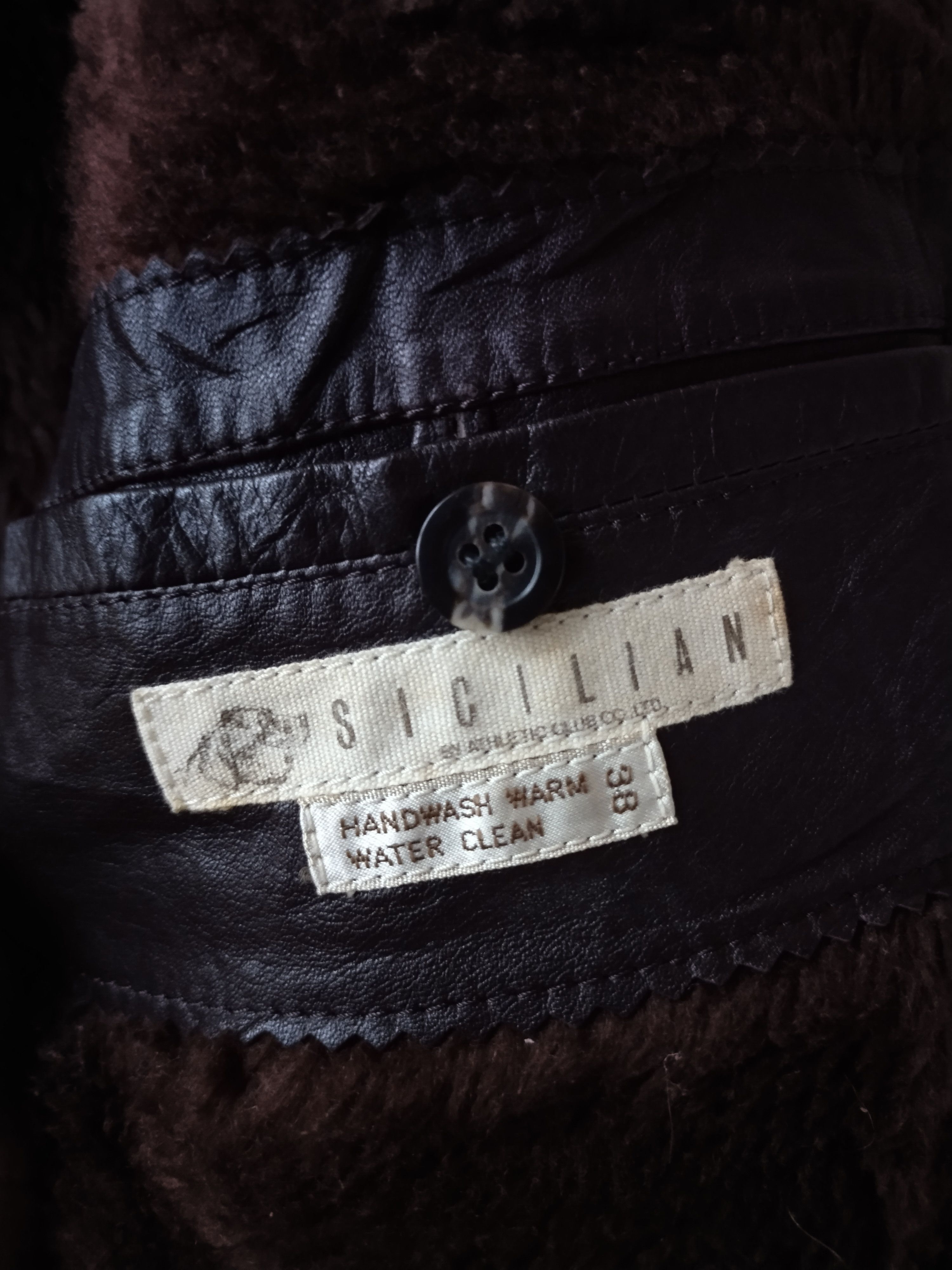 Leather Vintage Sicilian Leather Jacket Size US M / EU 48-50 / 2 - 16 Thumbnail