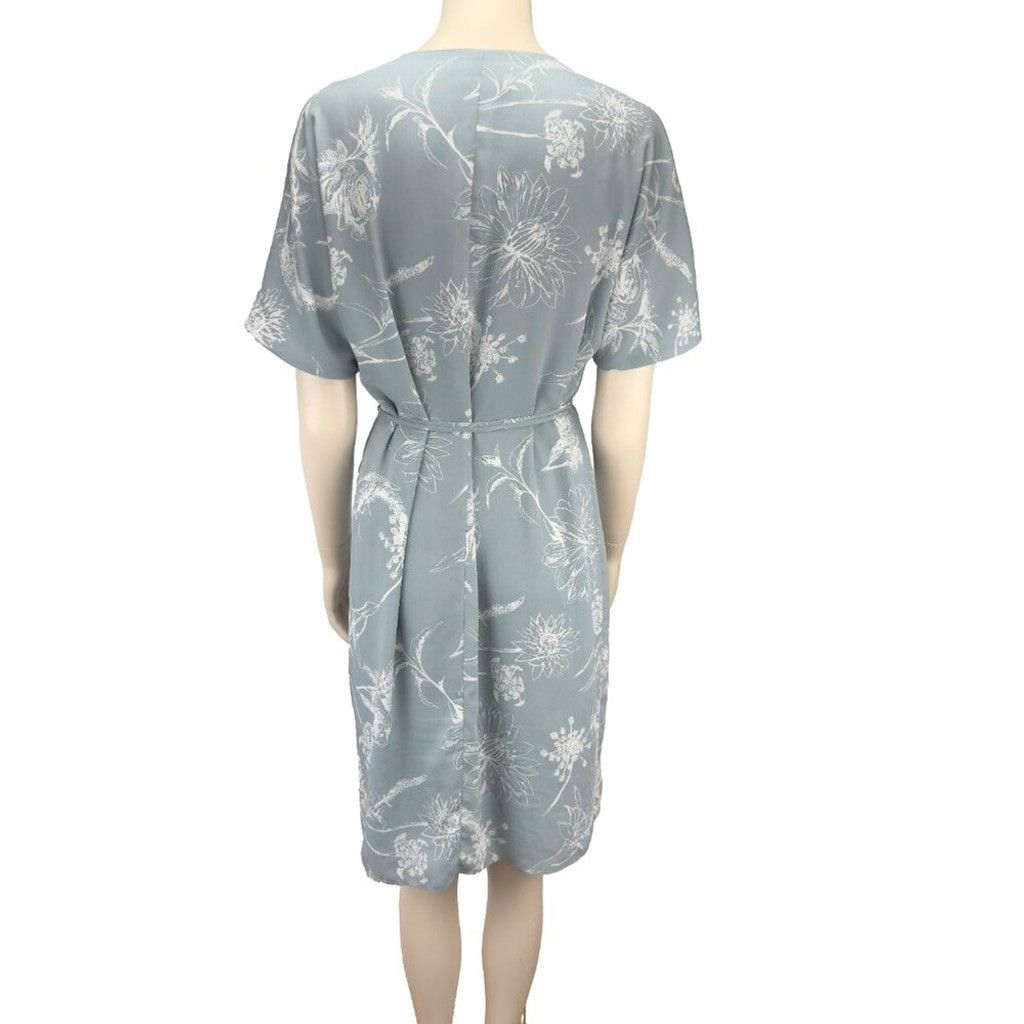 Other BABATON Wallace Wrap Baby Blue-Grey White Mini Dress Size M Size M / US 6-8 / IT 42-44 - 4 Thumbnail