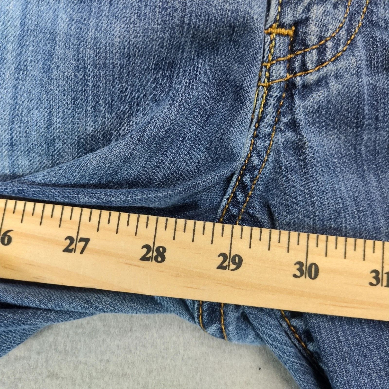 Levi's Levi's 514 Straight Fit Jeans Men's 30x29 Medium Wash Cotton Size US 30 / EU 46 - 5 Thumbnail