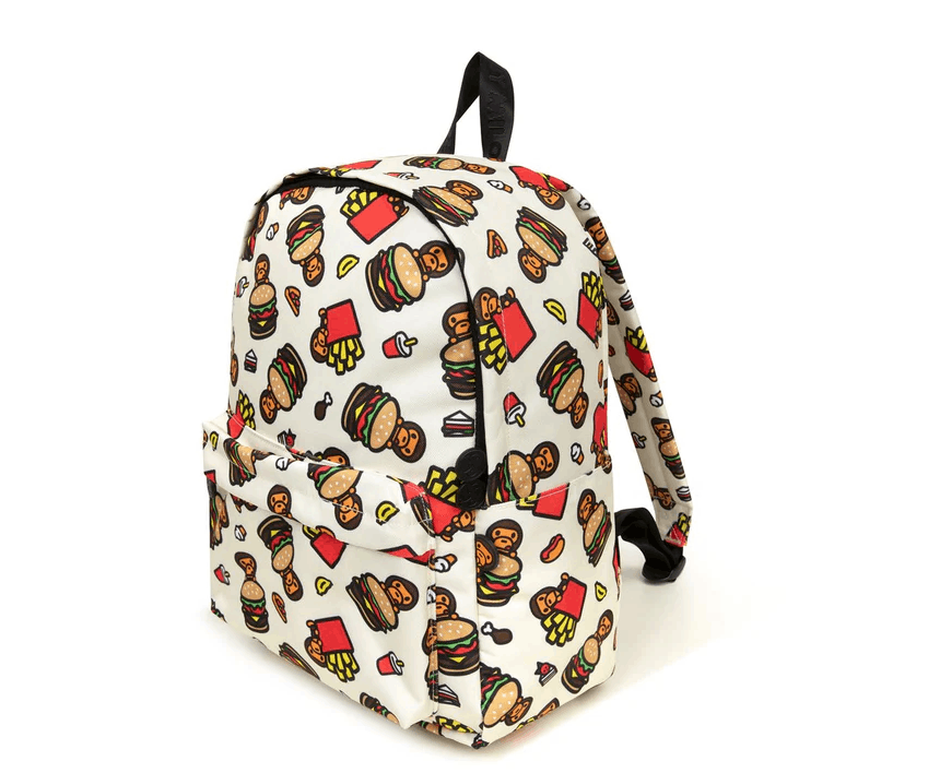 Bape NEW BABY MILO MEDIUM hamburger BACKPACK Size ONE SIZE - 2 Thumbnail