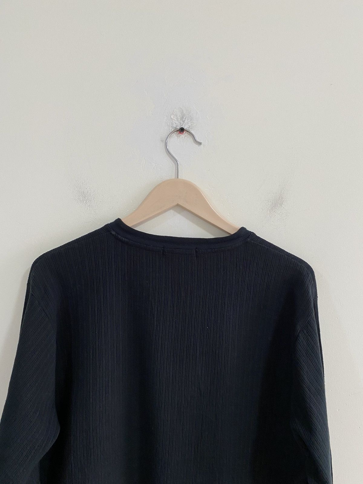 Yohji Yamamoto Saucony by Yohji Yamamoto Long Sleeve Zipper T Shirt Size US L / EU 52-54 / 3 - 8 Thumbnail