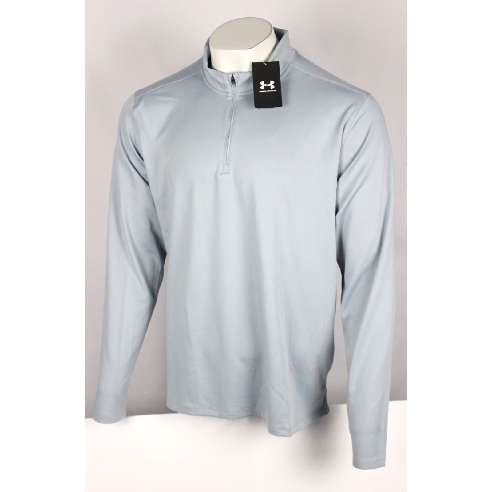 Under Armour Under Armour Movement 1/4 Zip Pullover XL Harbor Blue Men’s Pullover Long Sleeve Zip Mock Neck 1387434 465 Size US XL / EU 56 / 4 - 2 Thumbnail
