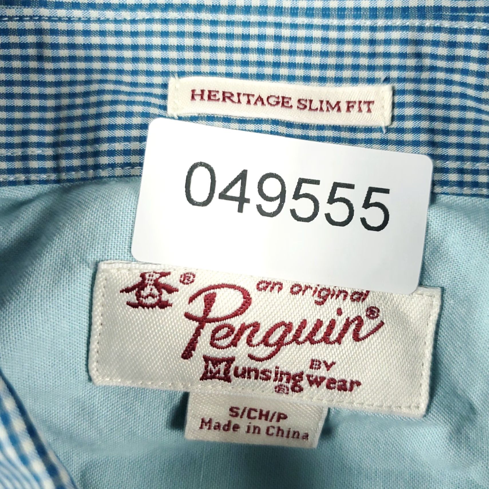 Original Penguin Original Penguin Shirt Mens Small Blue Long Sleeve Button-Up Cotton Collared Classic Preppy Size US S / EU 44-46 / 1 - 7 Thumbnail