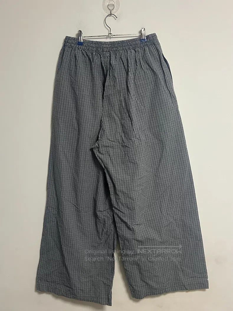 Balenciaga Balenciaga Plaid cotton linen blended sport leisure pants Size US 30 / EU 46 - 2 Thumbnail