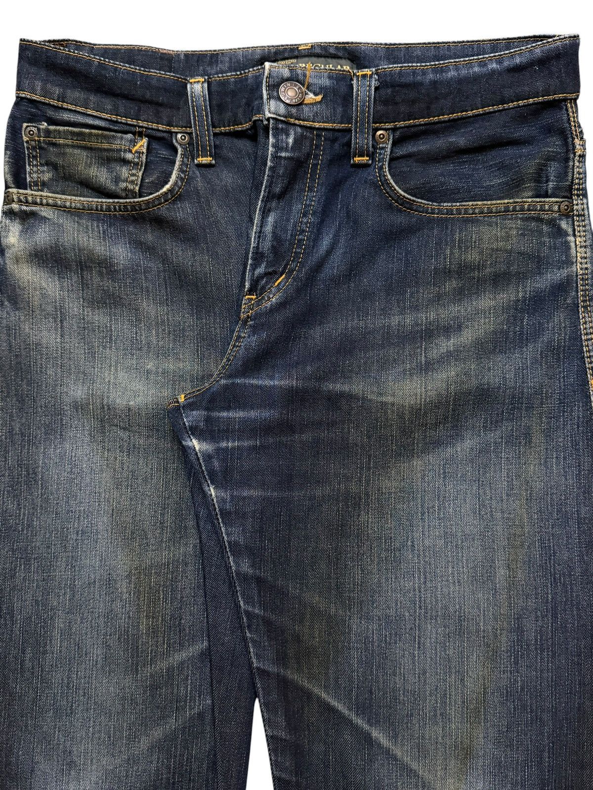 Edwin Vintage 90s Japan Edwin Blue Faded Wash Relaxed Loose Jeans Size US 32 / EU 48 - 3 Thumbnail