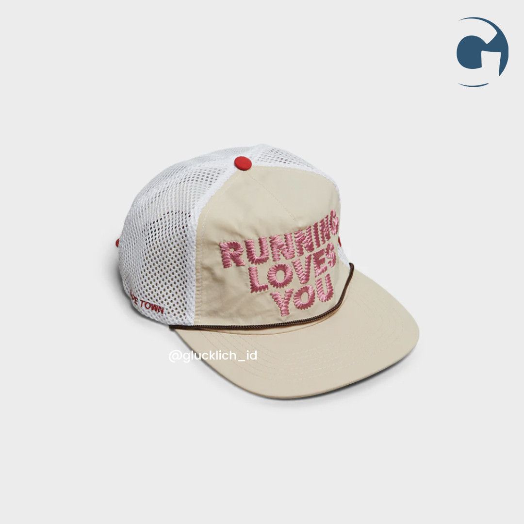 Alex Zono Alex Zono, "Running Loves You" Trucker Cap in Pink Size ONE SIZE - 1 Thumbnail