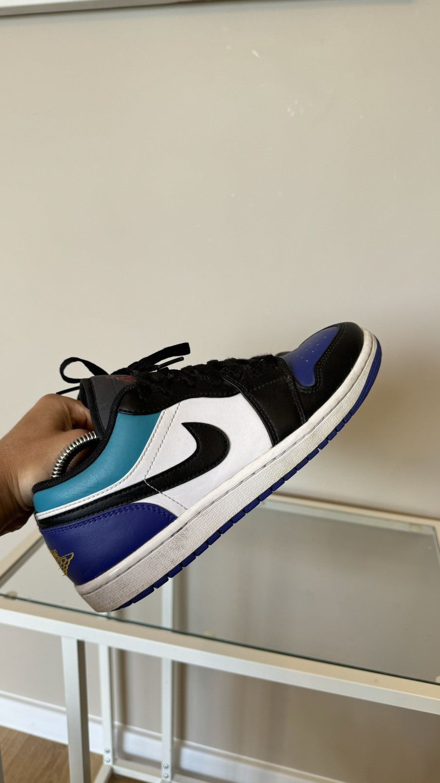 Jordan Brand × Nike Nike Air Jordan 1 Low Bright Concord 553558-154 sneakers Size US 8.5 / EU 41-42 - 6 Thumbnail