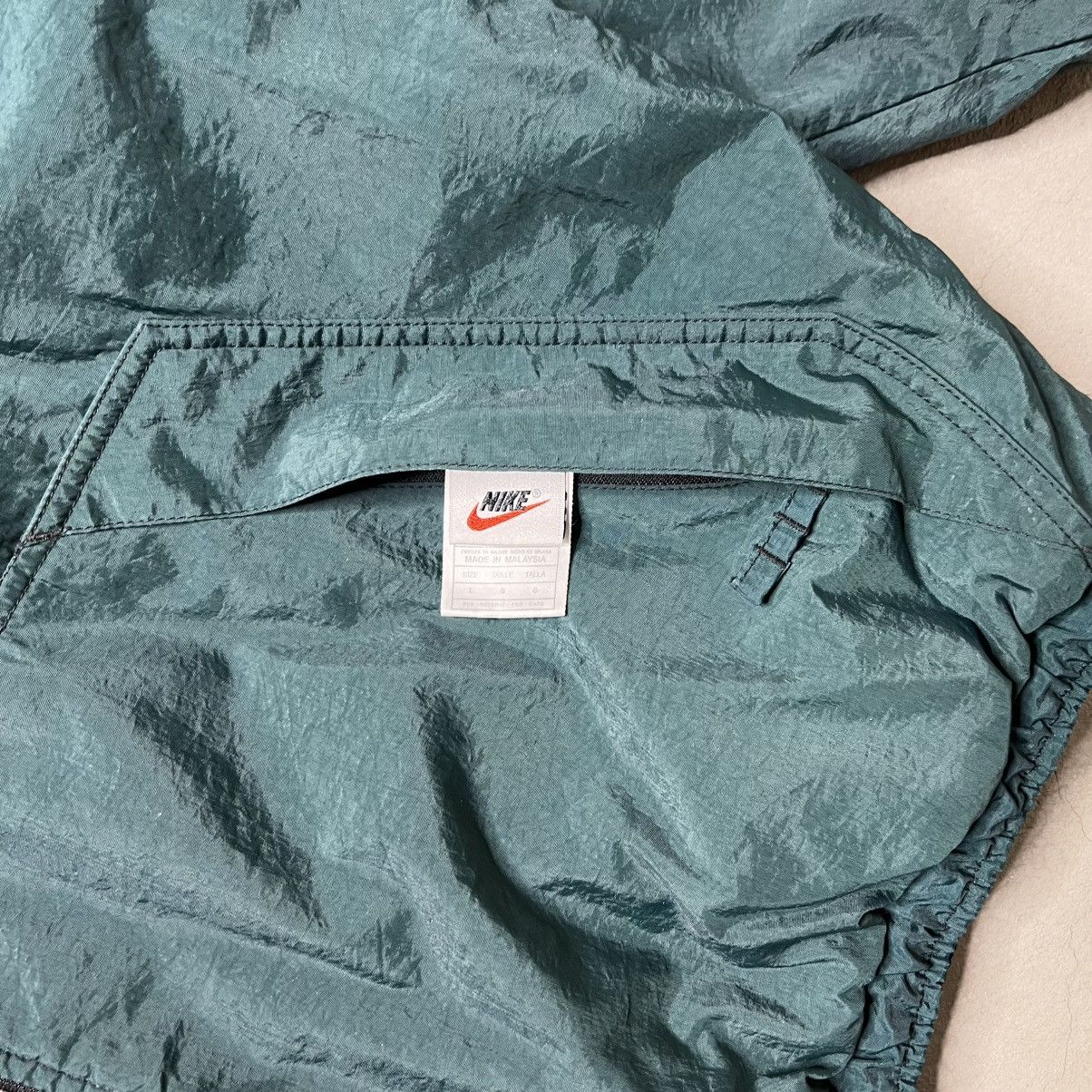 Vintage 90s Vintage Nike Reversible Puffer Green & Navy Size US L / EU 52-54 / 3 - 6 Thumbnail