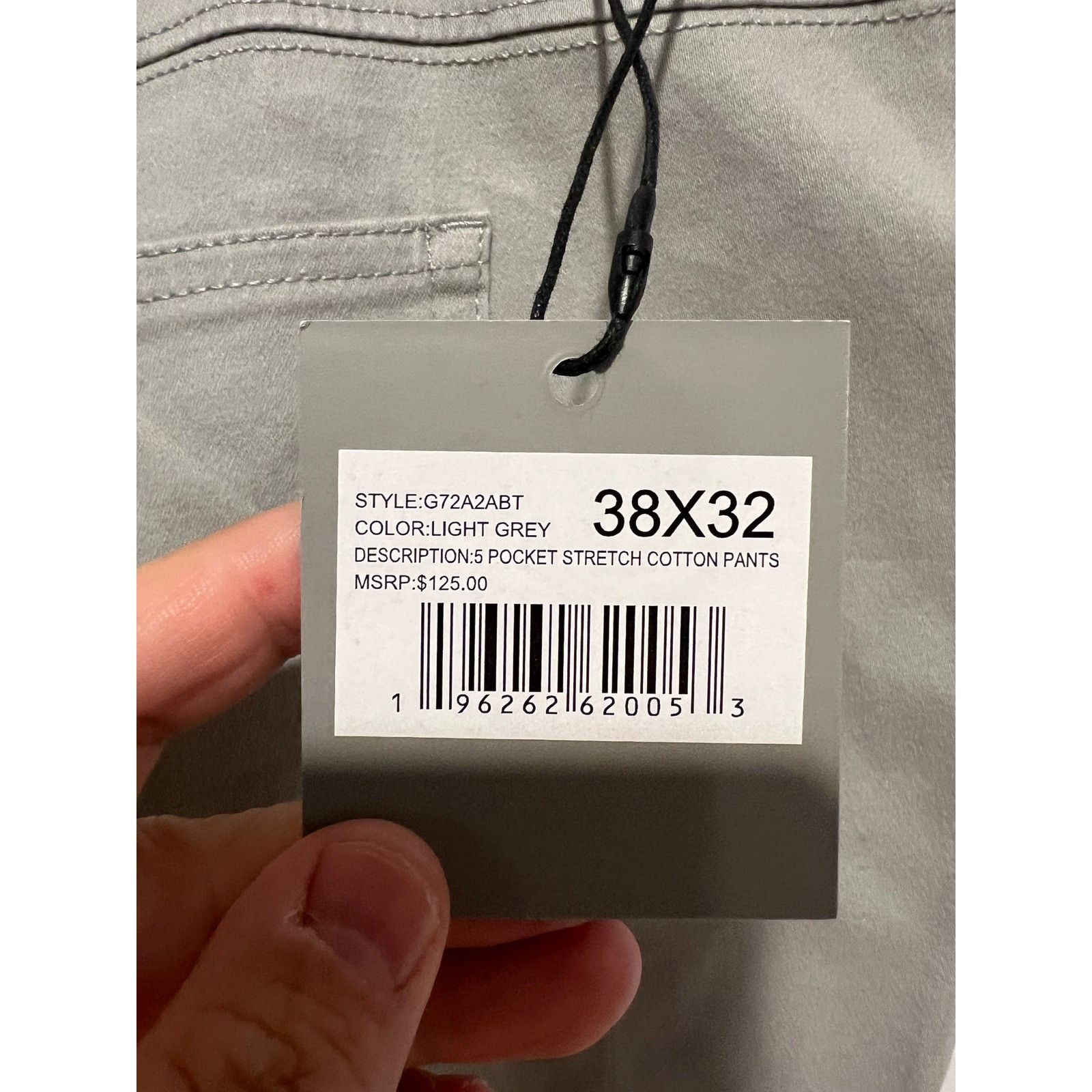Hickey Freeman Hickey Freeman New York 38x32 Light Grey Stretch Pocket Cott Size US 38 / EU 54 - 5 Thumbnail