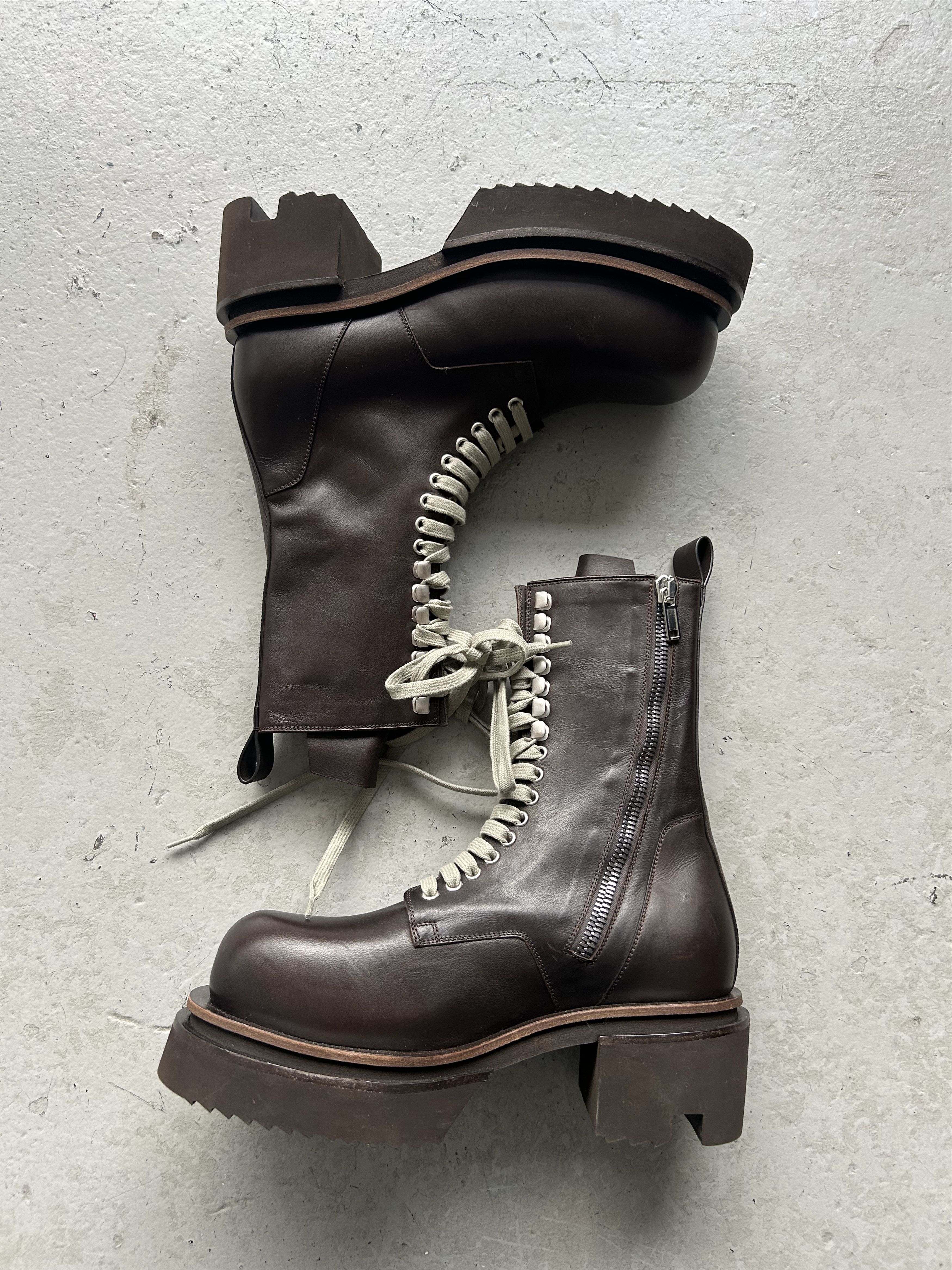 Rick Owens Rick Owens Lace Up Brown Bogan Size US 8 / EU 41 - 2 Thumbnail