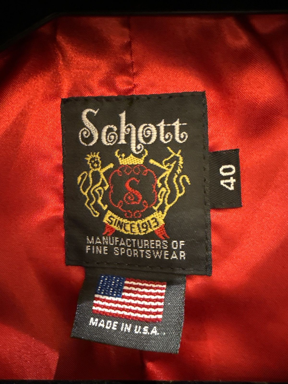 Schott Schott 740C Leather Trim Peacoat Size US S / EU 44-46 / 1 - 3 Thumbnail