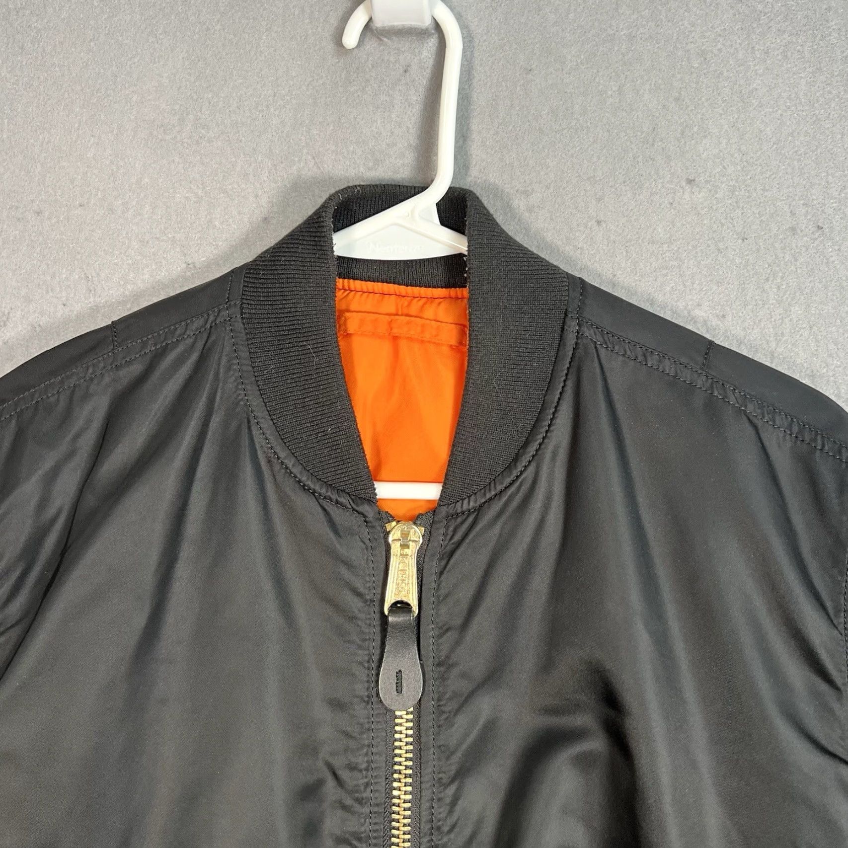 Alpha Industries VINTAGE Alpha Industries Atlantic Records Bomber Jacket Mens Small Black Full Zip Size US S / EU 44-46 / 1 - 5 Thumbnail