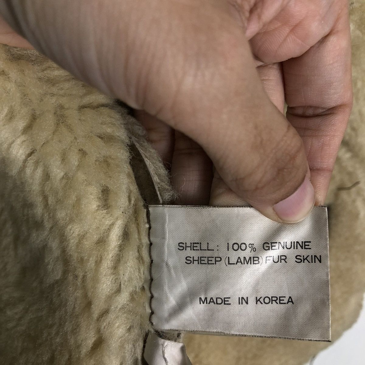 Japanese Brand Vintage Cropped Ontime Genuine Leather Jacket Sheep Lamb Fur Size US M / EU 48-50 / 2 - 13 Thumbnail