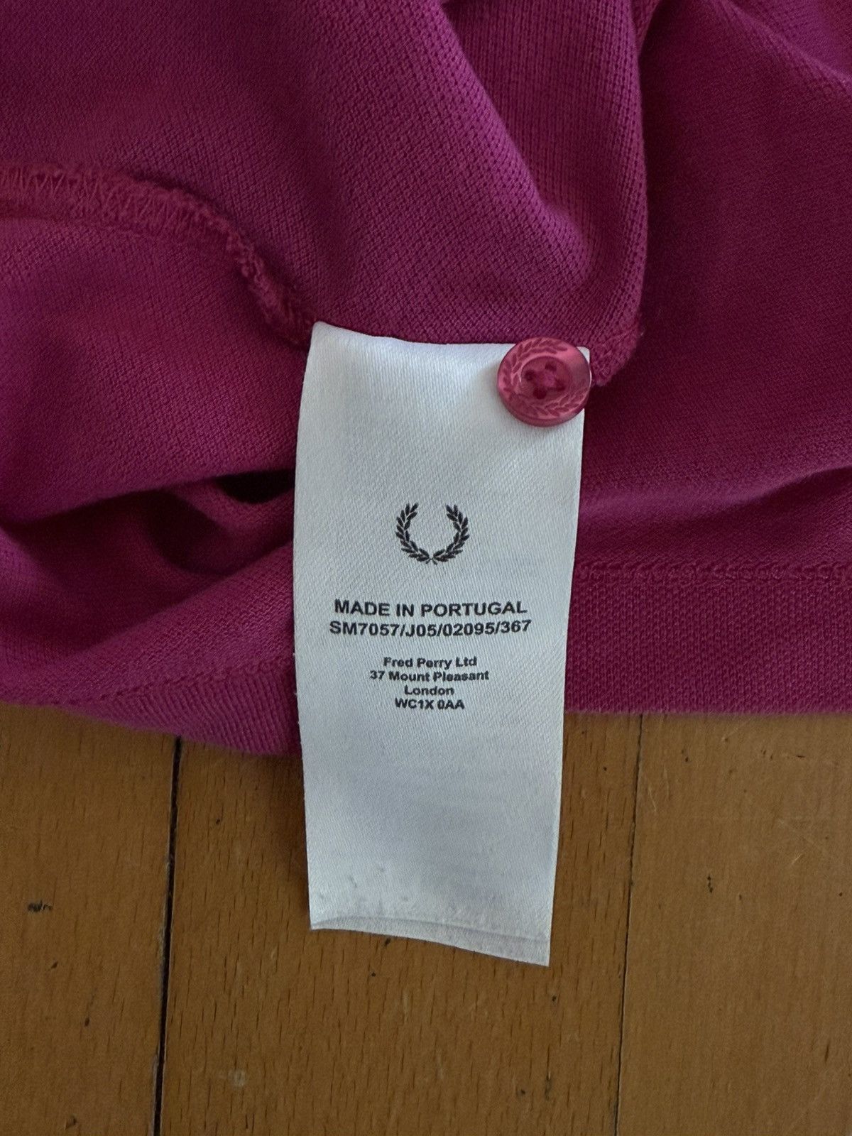 Fred Perry × Raf Simons RAF SIMONS X FRED PERRY FUCHSIA POLO Size US XS / EU 42 / 0 - 5 Thumbnail