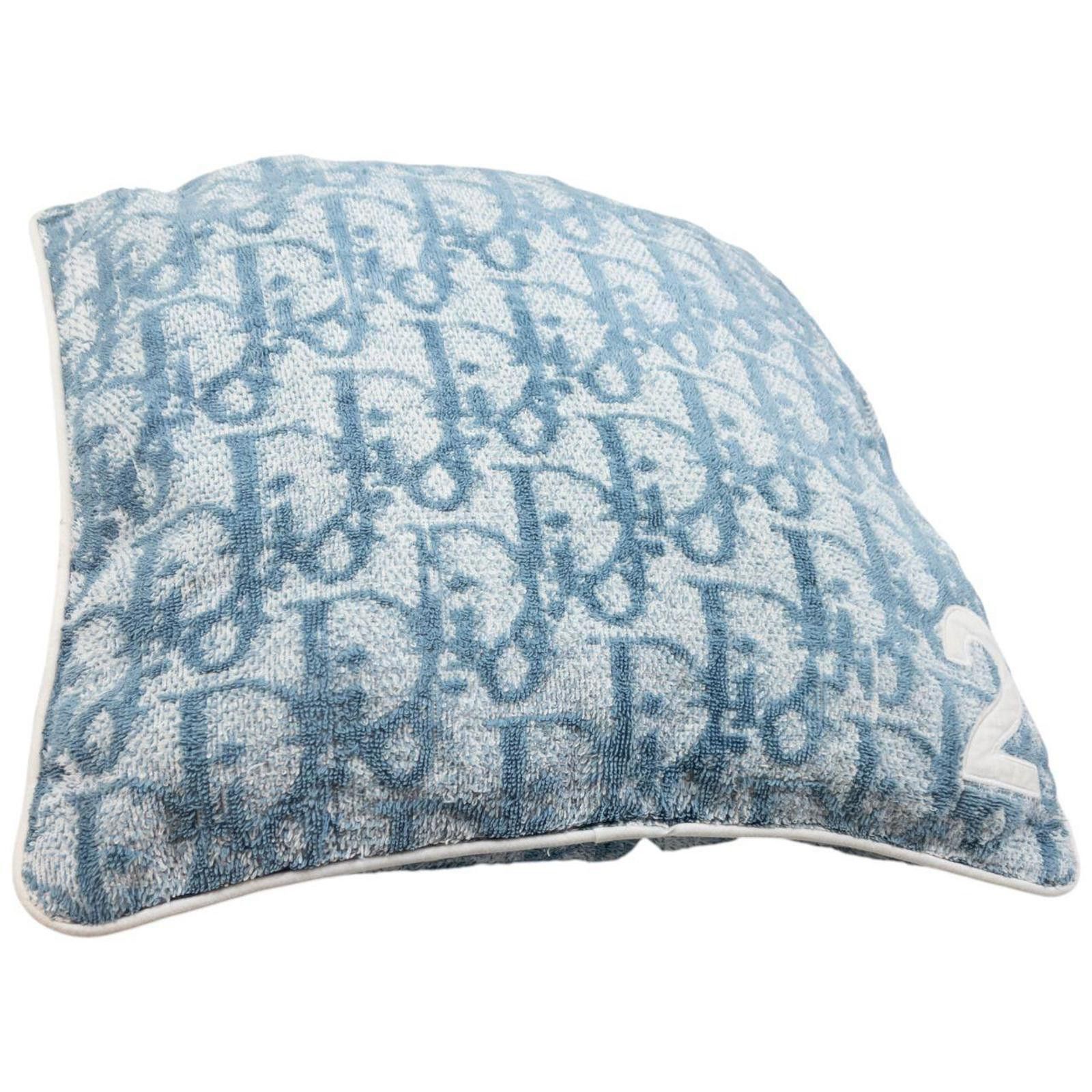 Dior Vintage Dior Monogram Terry Cloth Cushion Cover Size ONE SIZE - 6 Thumbnail